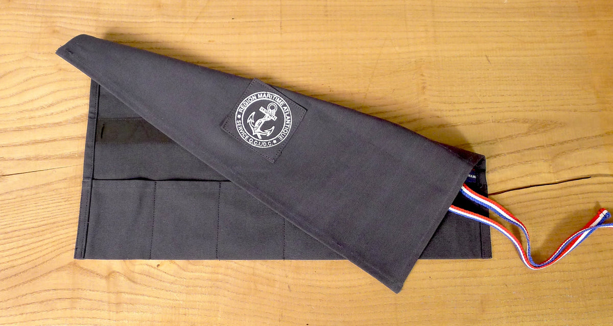 Grahame Fowler Dark Navy Soft Canvas  Marine National Soft Watch Roll-3