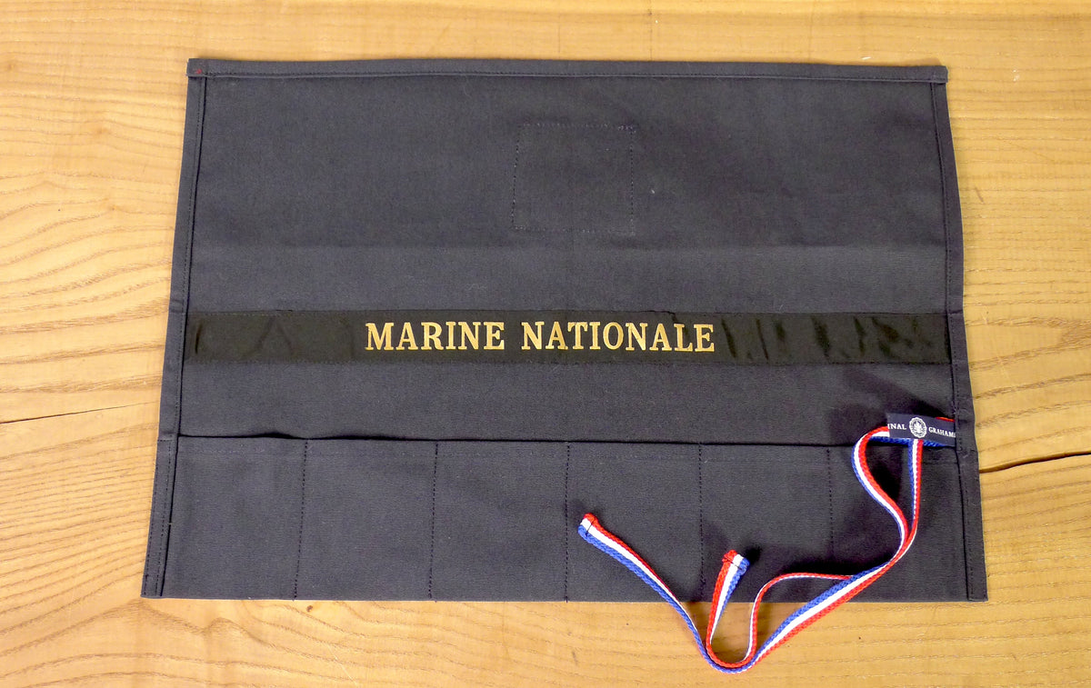 Grahame Fowler Dark Navy Soft Canvas  Marine National Soft Watch Roll-5
