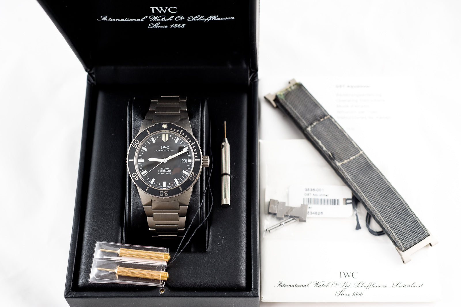 2003 IWC Titanium Aquatimer