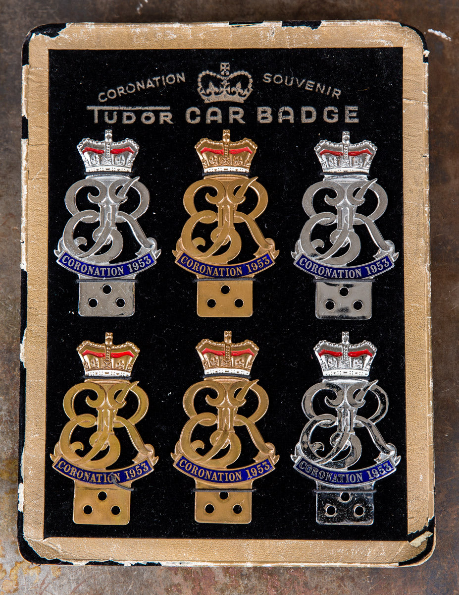 Antique Tudor Car Badges