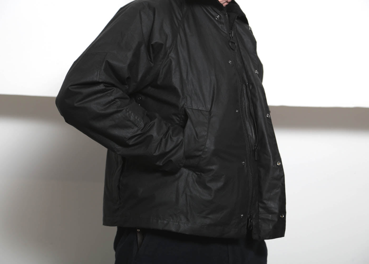 BARBOUR ENGINEERED GARMENTS GRAHAM WAXED COTTON JACKET
