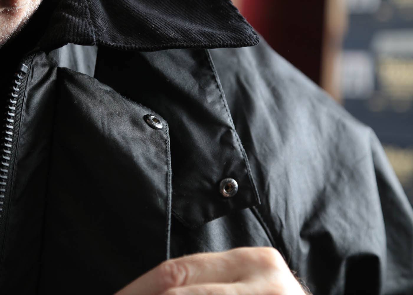 BARBOUR ENGINEERED GARMENTS GRAHAM WAXED COTTON JACKET
