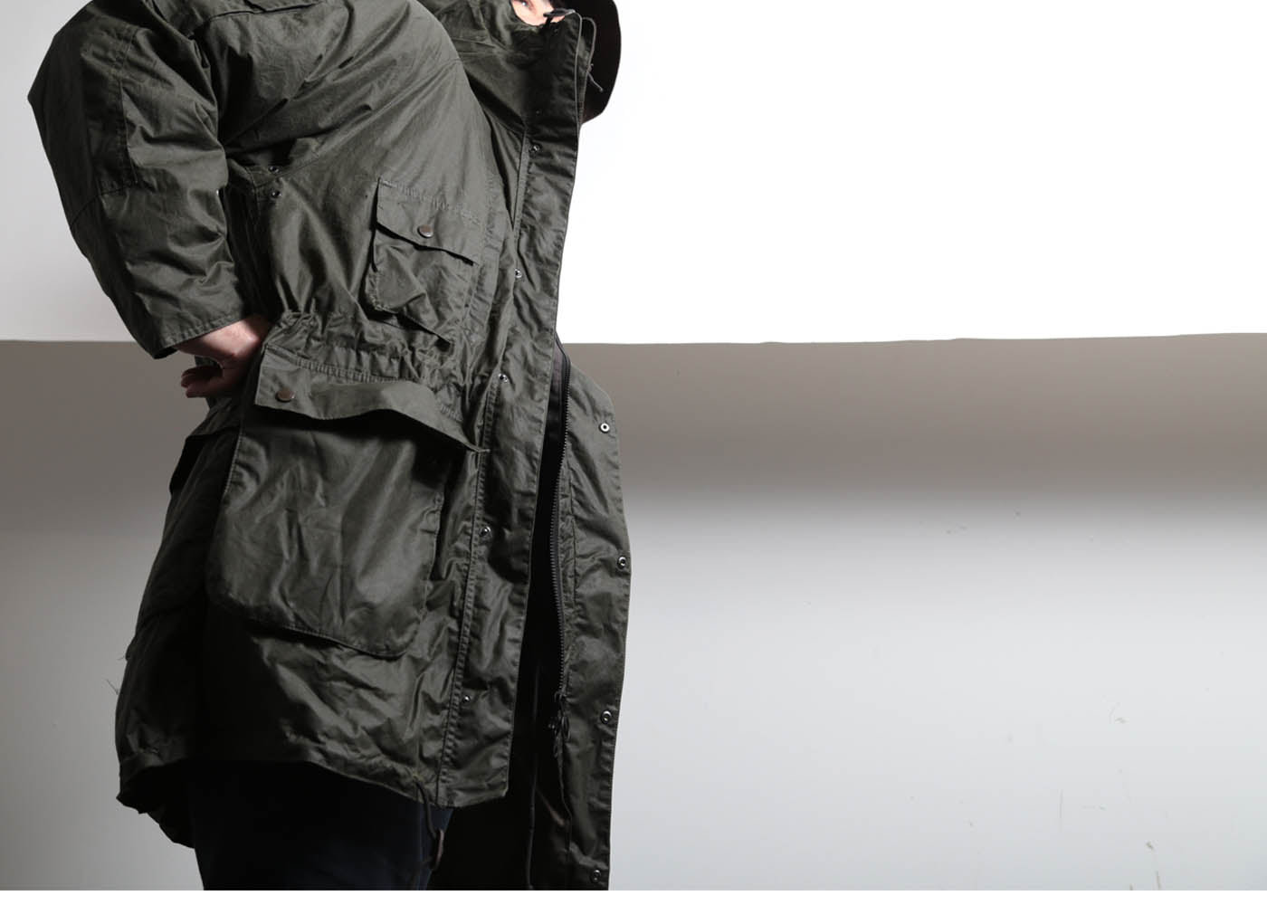 BARBOUR ENGINEERED GARMENTS ZIP PARKA