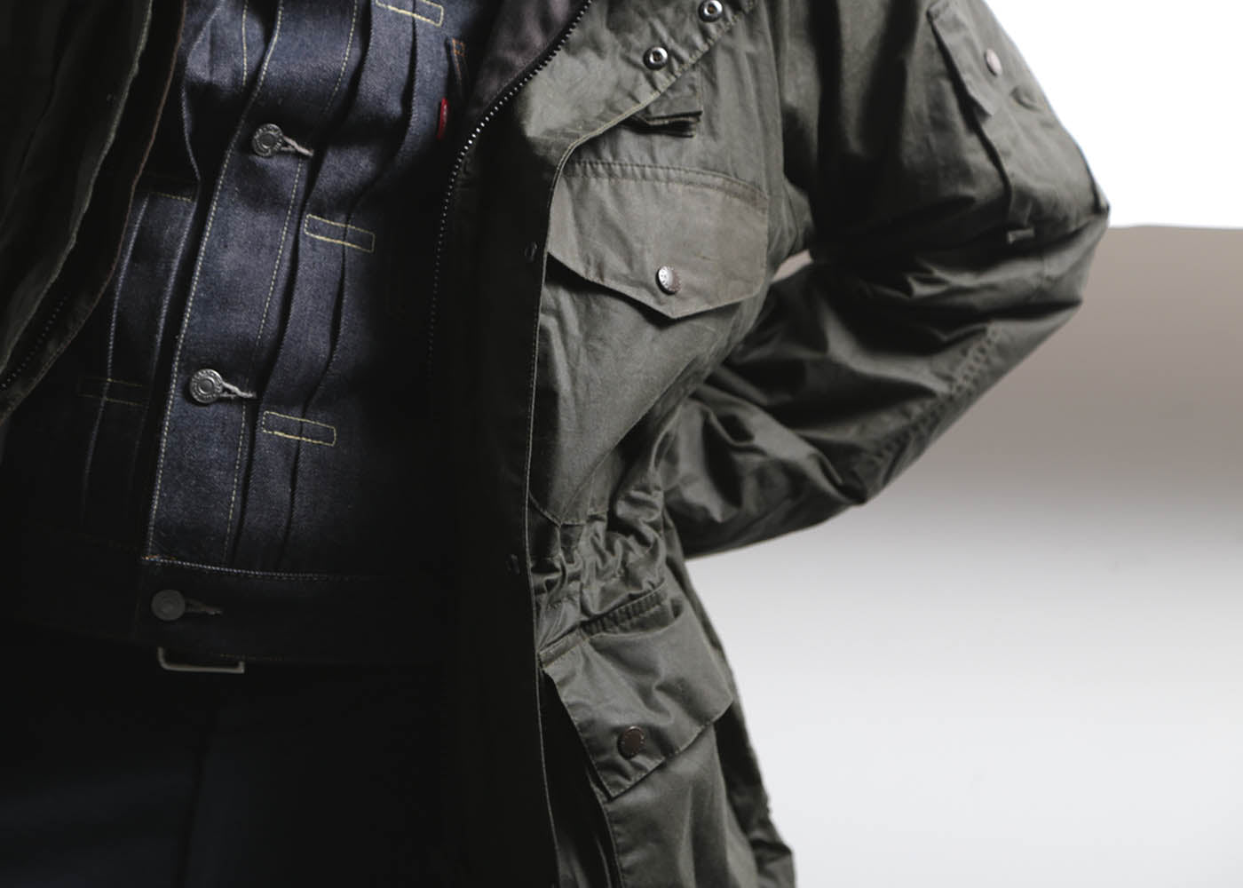BARBOUR ENGINEERED GARMENTS ZIP PARKA