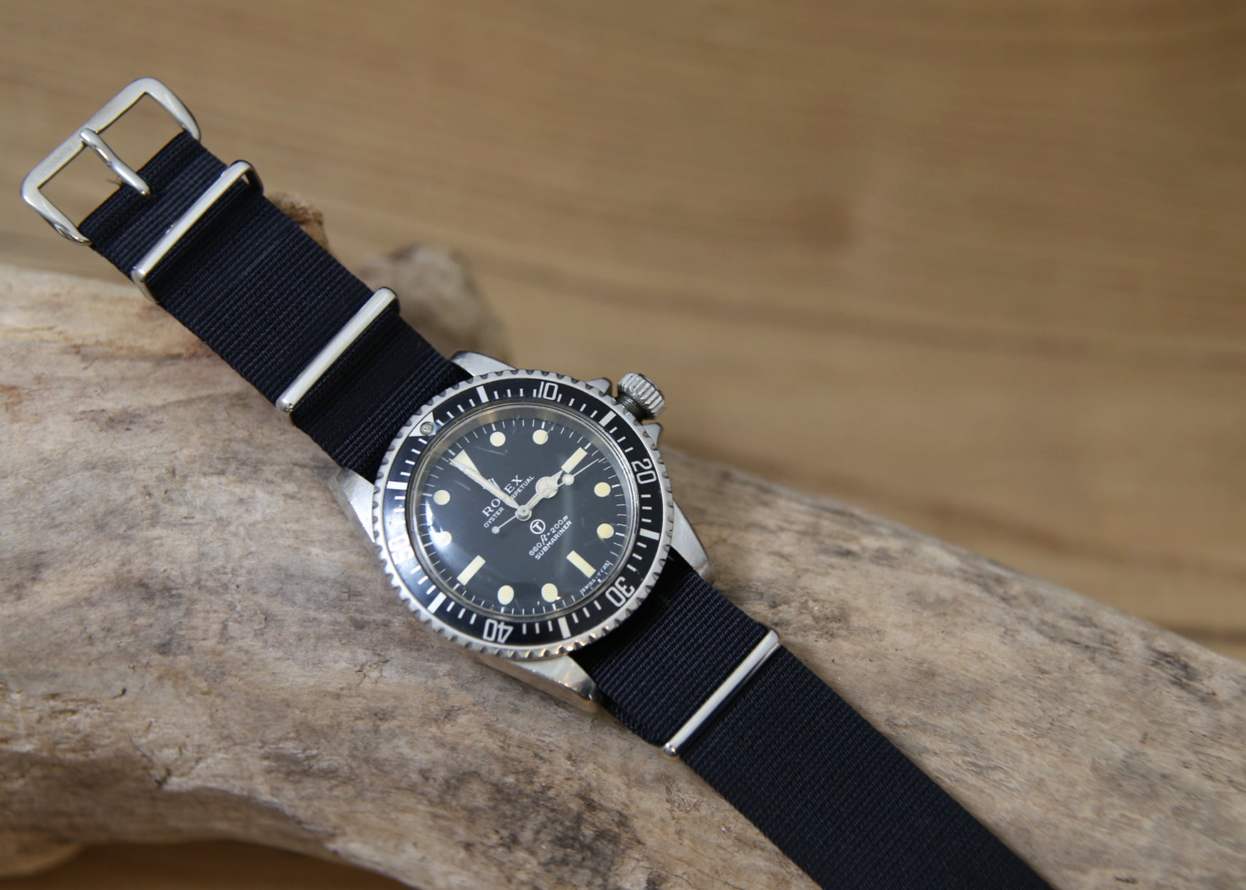 Black British Military Issued Watch Strap