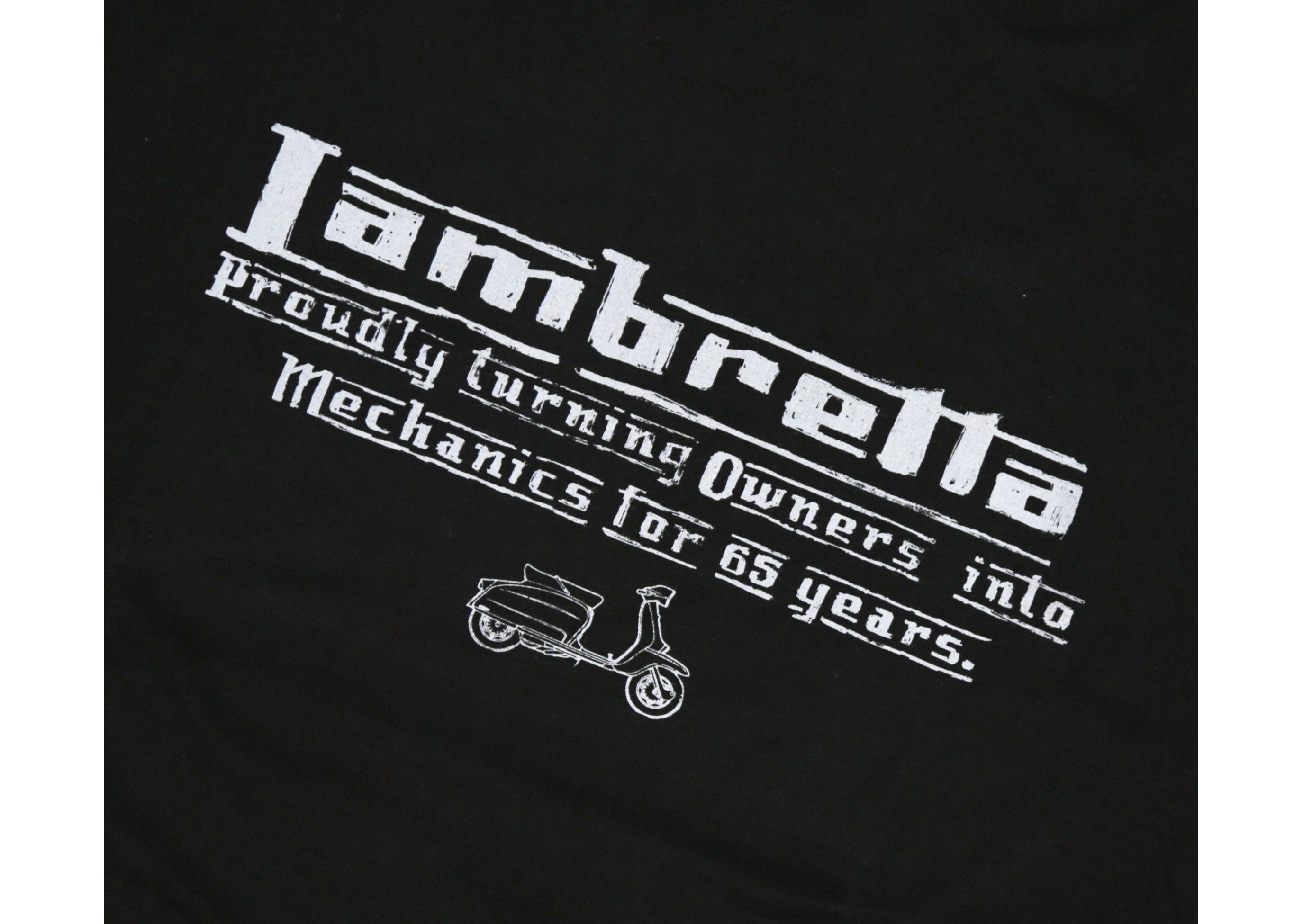 "OWNERS INTO MECHANICS" T-SHIRT BLACK