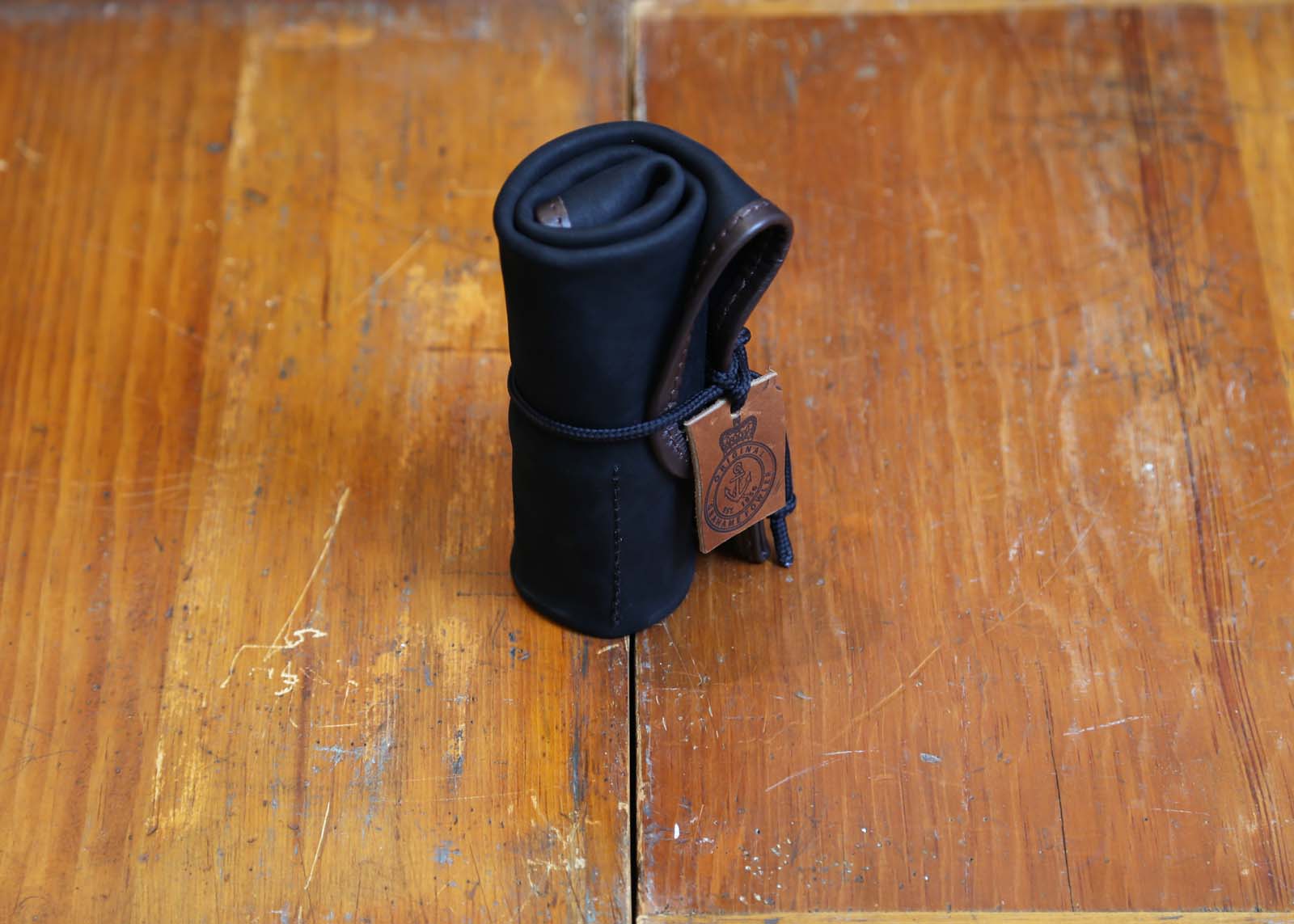Black Soft Suede Leather Watch Roll