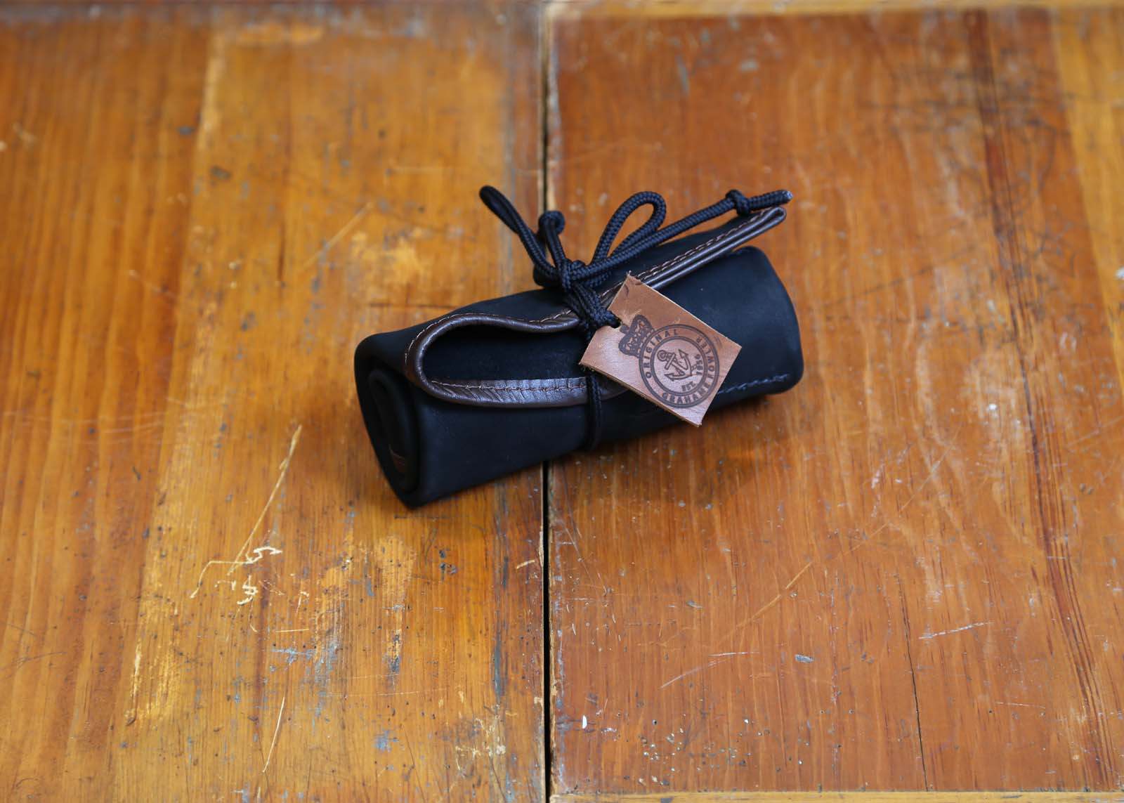 Black Soft Suede Leather Watch Roll