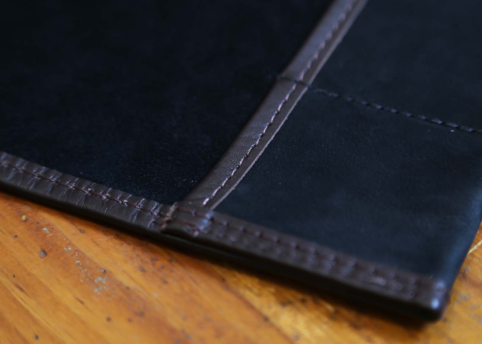 Black Soft Suede Leather Watch Roll