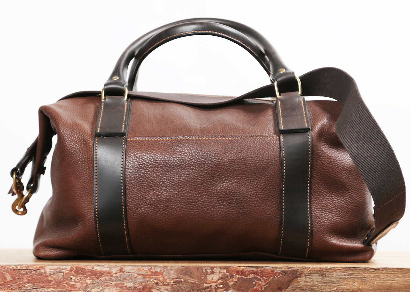 BRADY LEATHER CAPTAIN'S HOLDALL