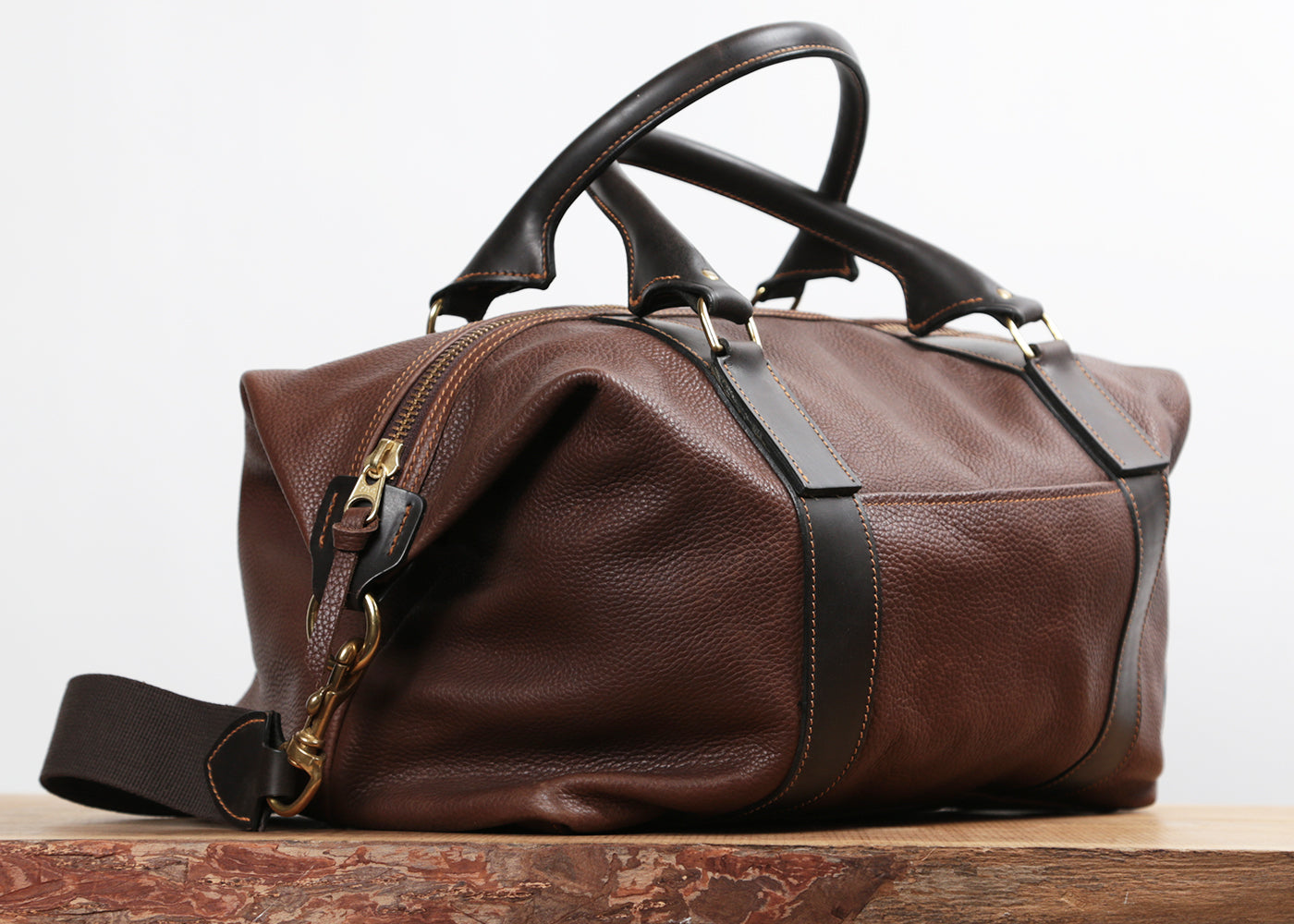 BRADY LEATHER CAPTAIN'S HOLDALL