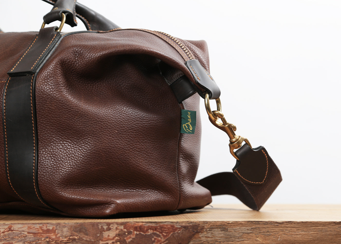 BRADY LEATHER CAPTAIN'S HOLDALL