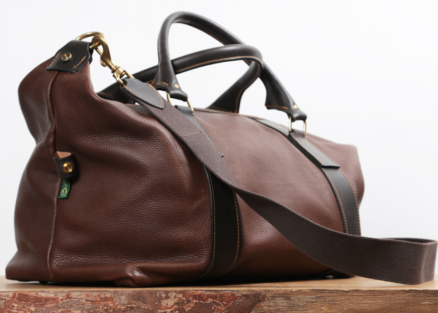 BRADY LEATHER CAPTAIN'S HOLDALL
