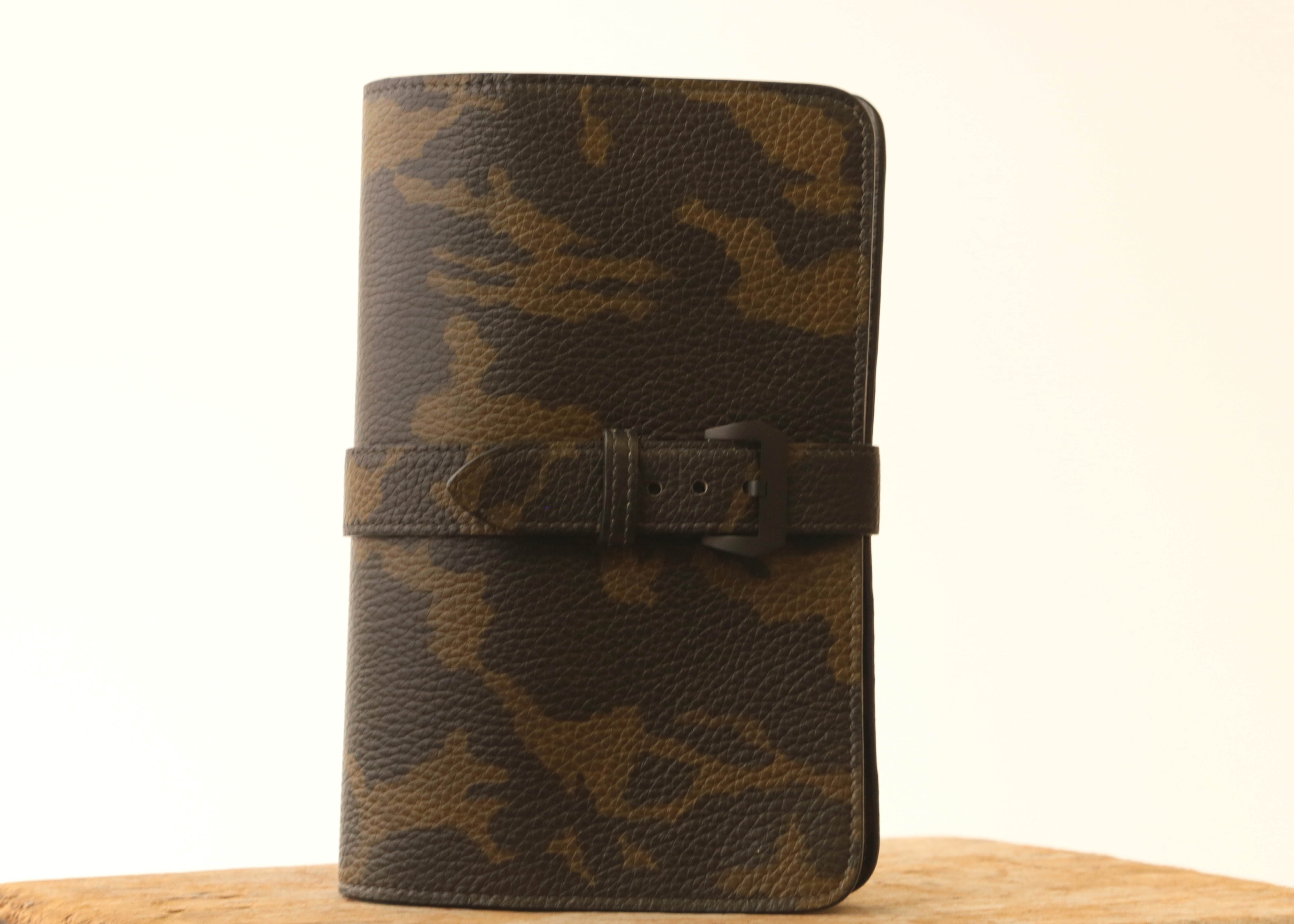 CALF SKIN CAMO WALLET & DOCUMENT HOLDER