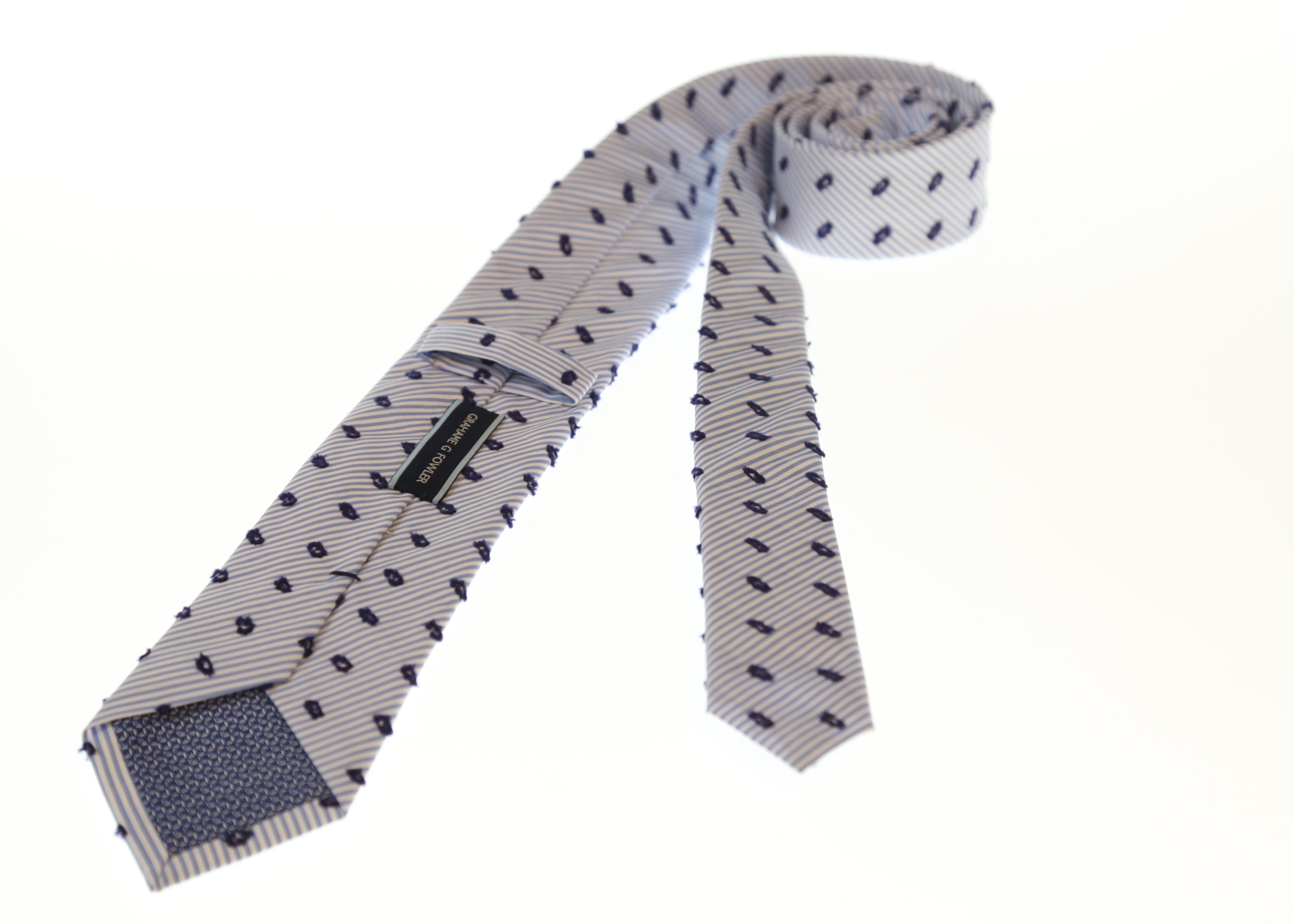 CLIPPING weave mens tie