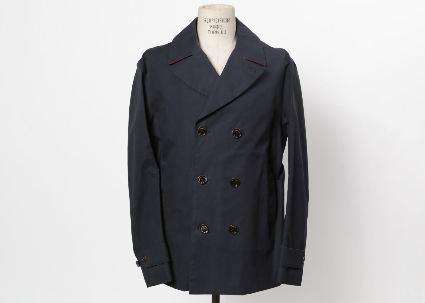 CROMBIE DARK NAVY RAINCOAT