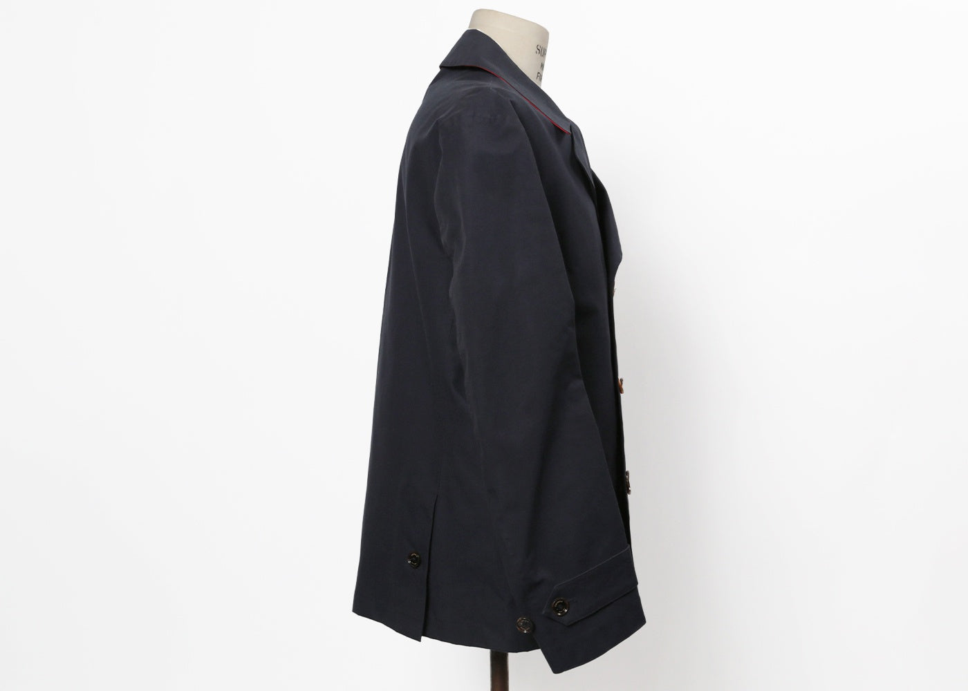 CROMBIE DARK NAVY RAINCOAT
