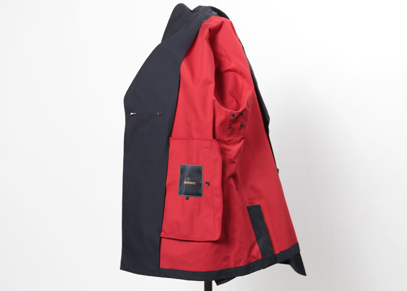 CROMBIE DARK NAVY RAINCOAT