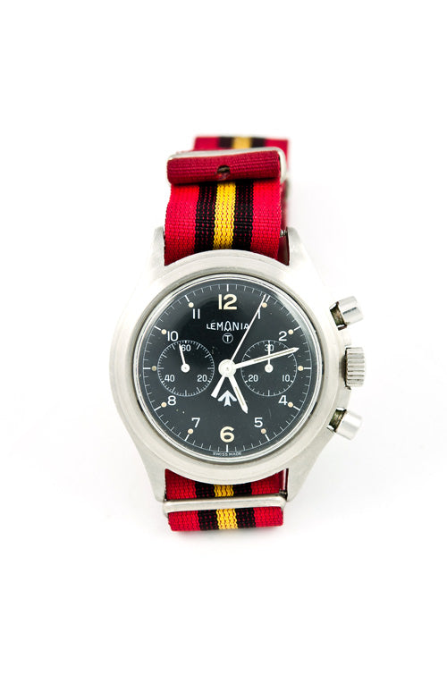 Earyl 60s Lemania "Royal Navy" watch