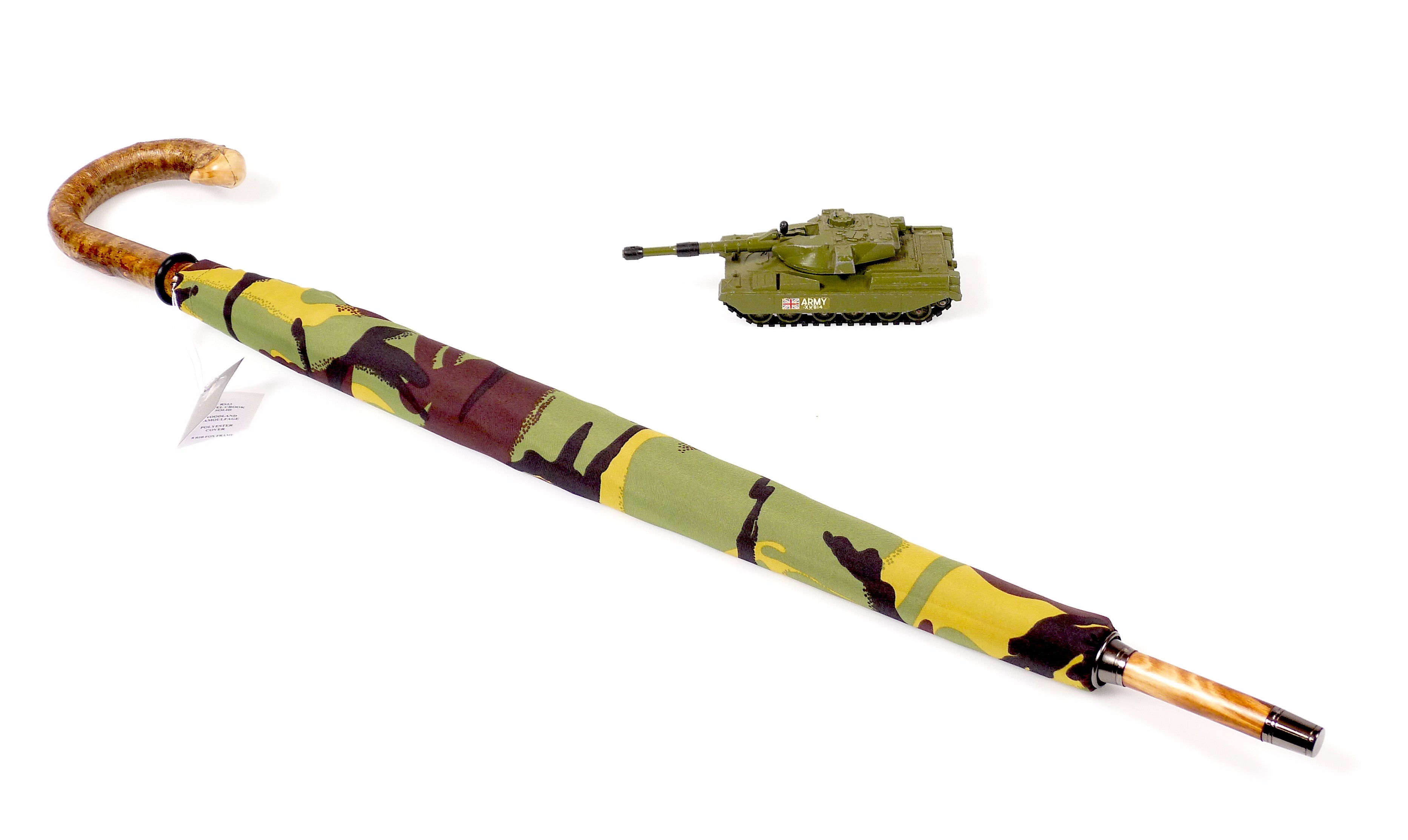 Fox's Umbrella RS13 Hazel Crook Solid Camoulfage Umbrella