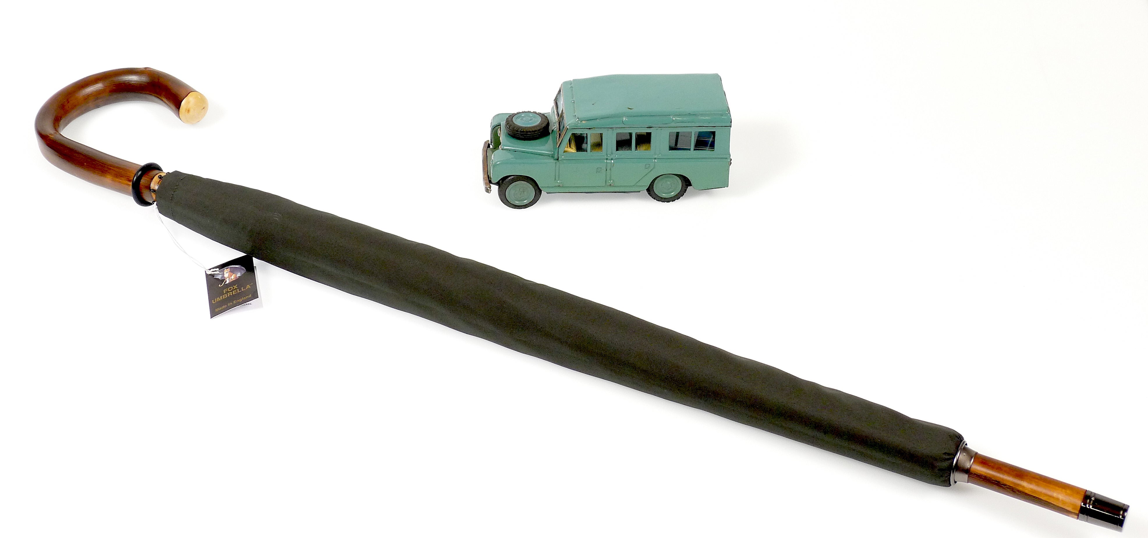 Fox's RS3 Polished Chesnut Solid Green Umbrella