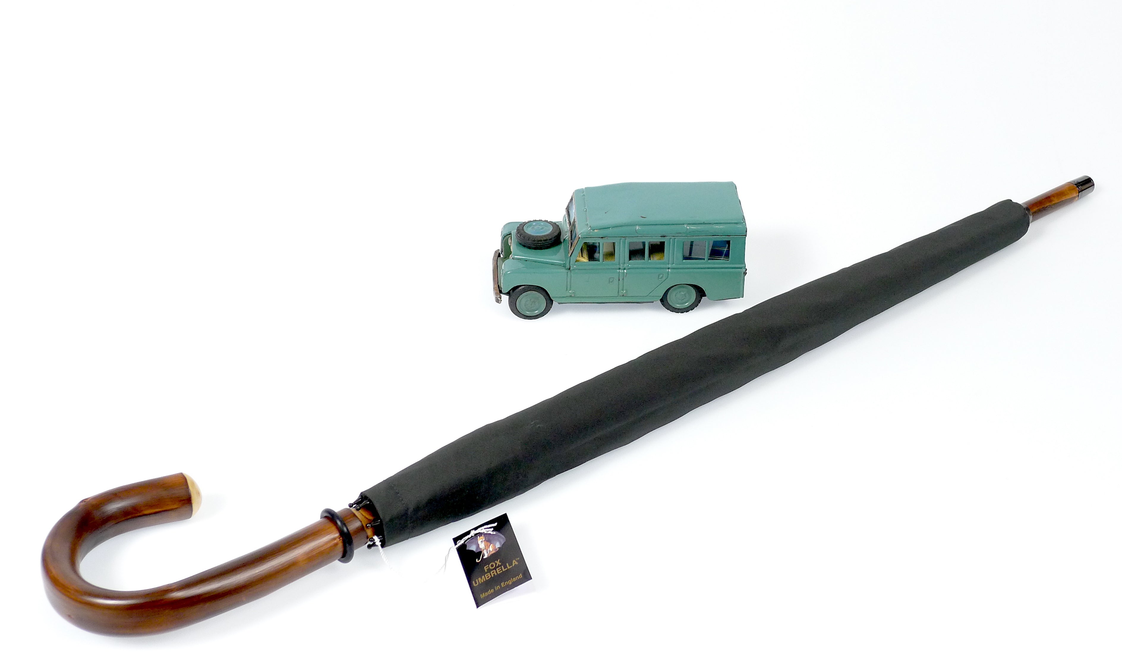 Fox's RS3 Polished Chesnut Solid Green Umbrella