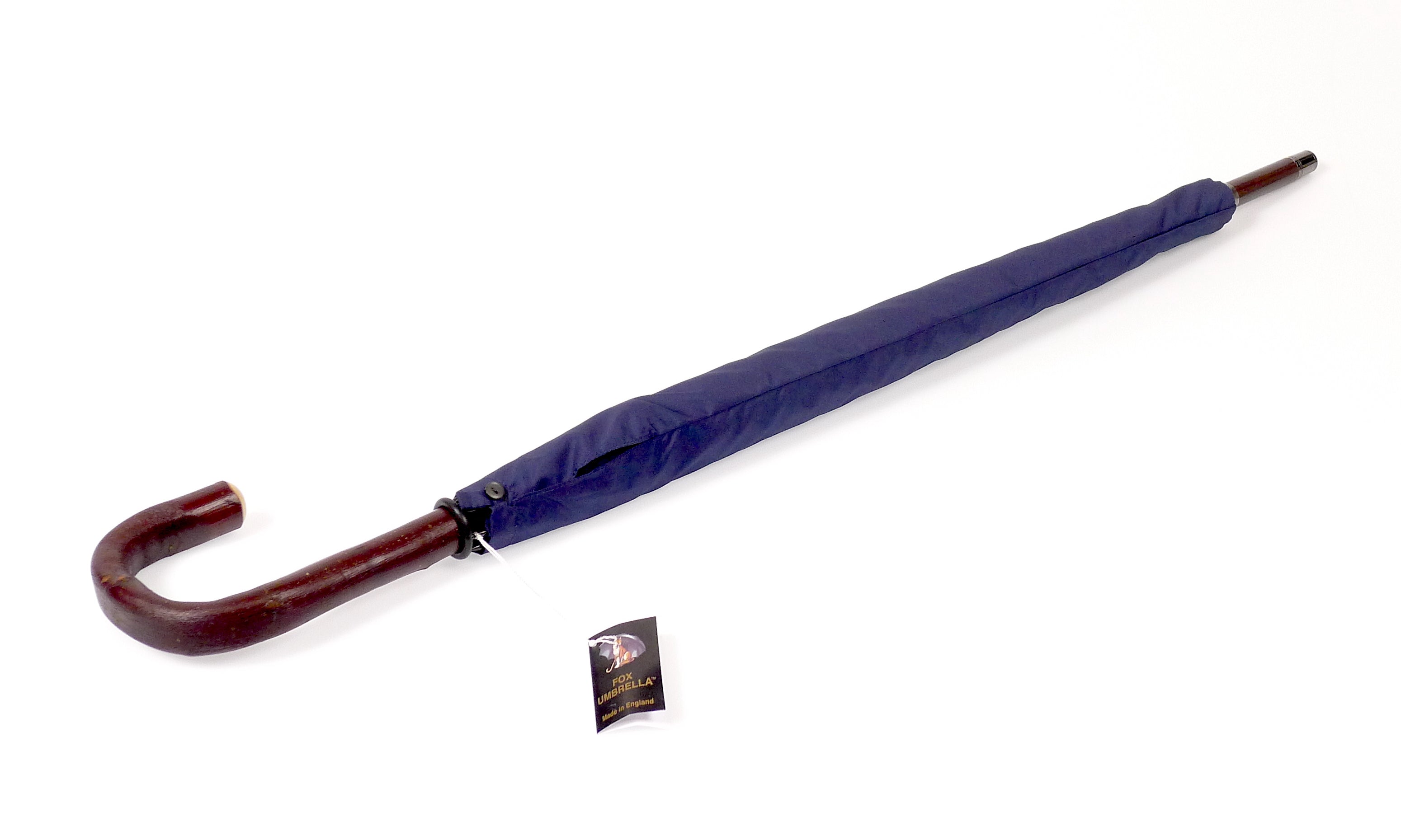 FOX'S LIGHT HANDLED NAVY UMBRELLA