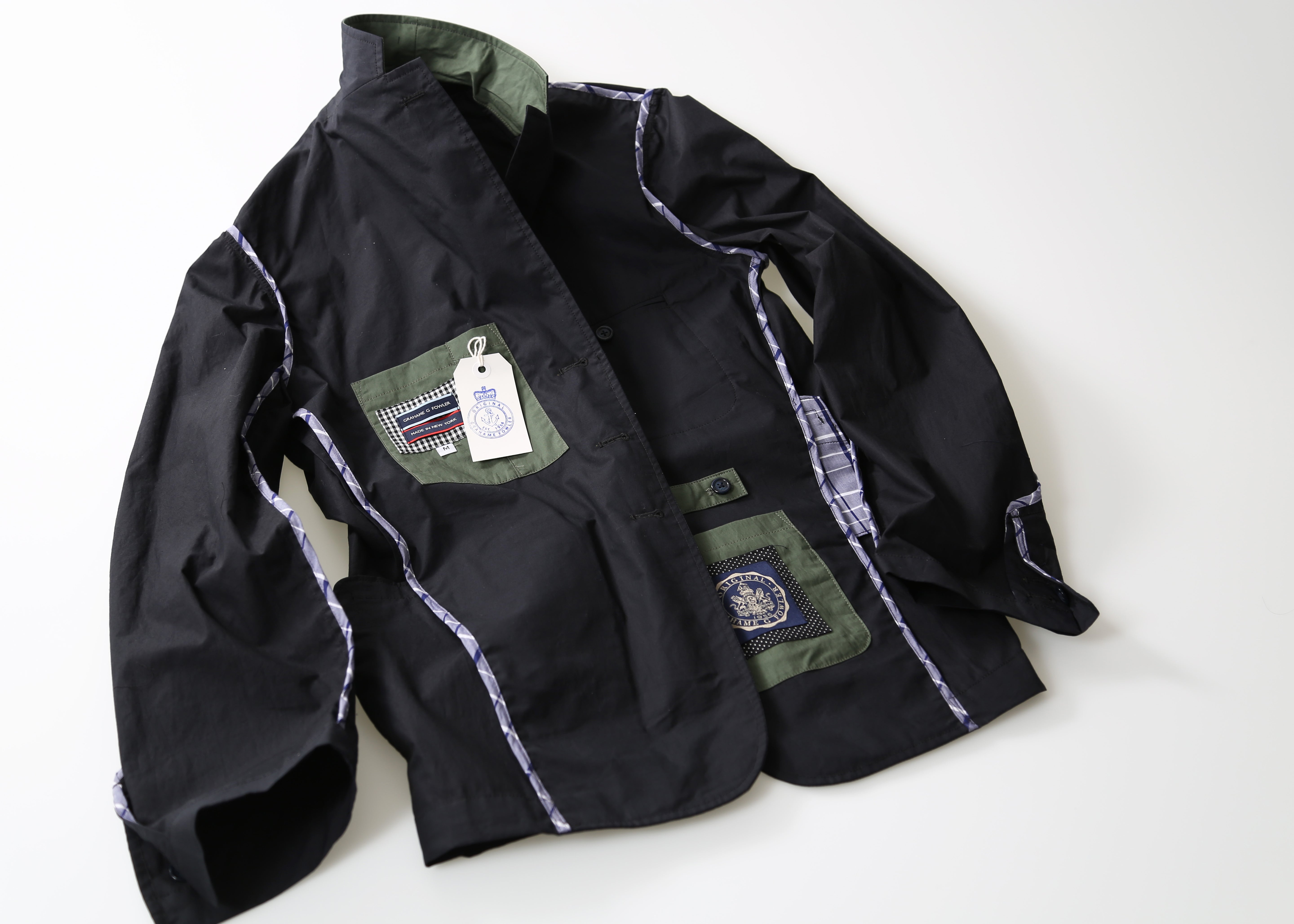 Grahame Fowler Deep Blue Weekend Travel Suit Jacket