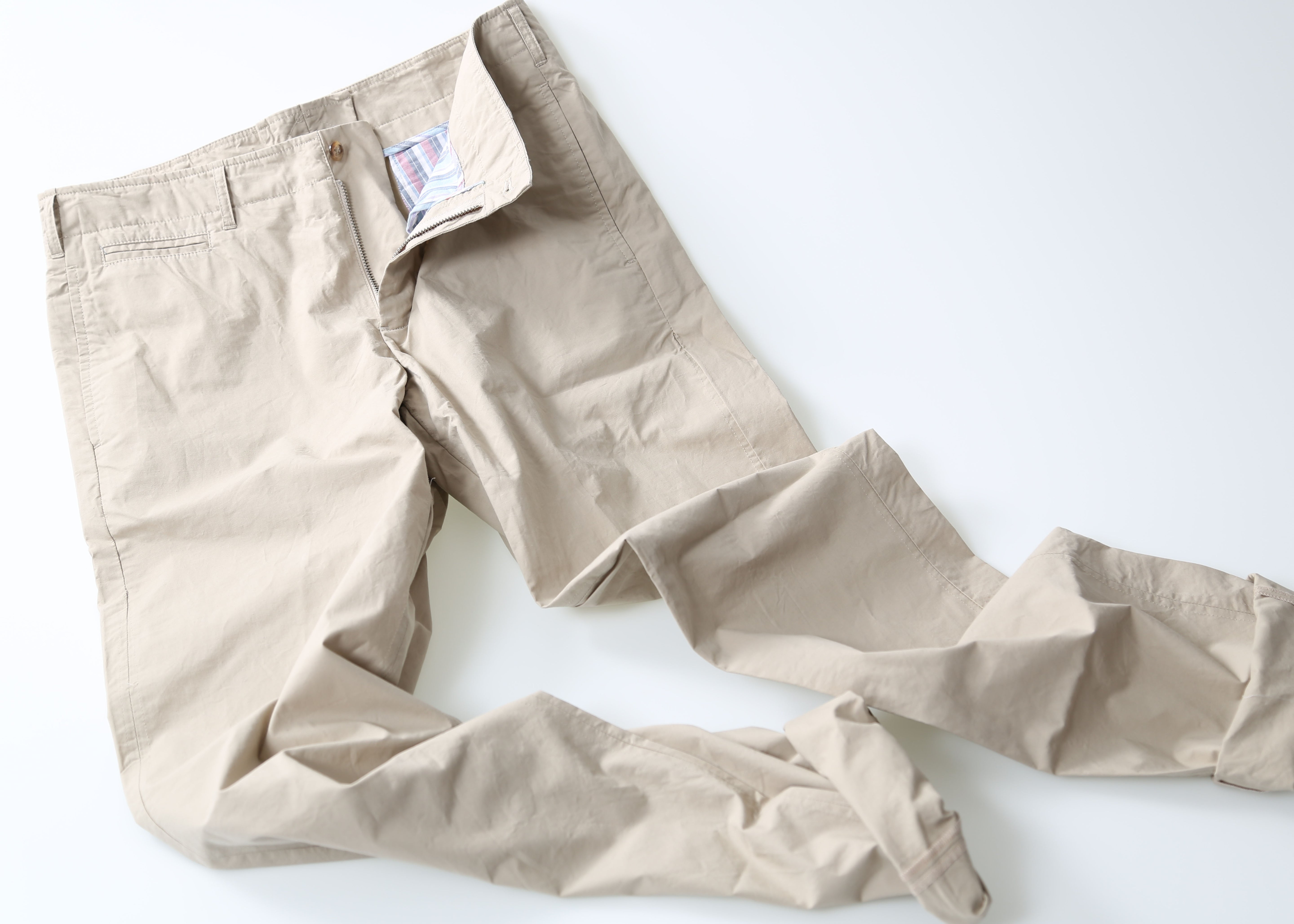 Grahame Fowler Khaki Slim Fit Poplin Pant