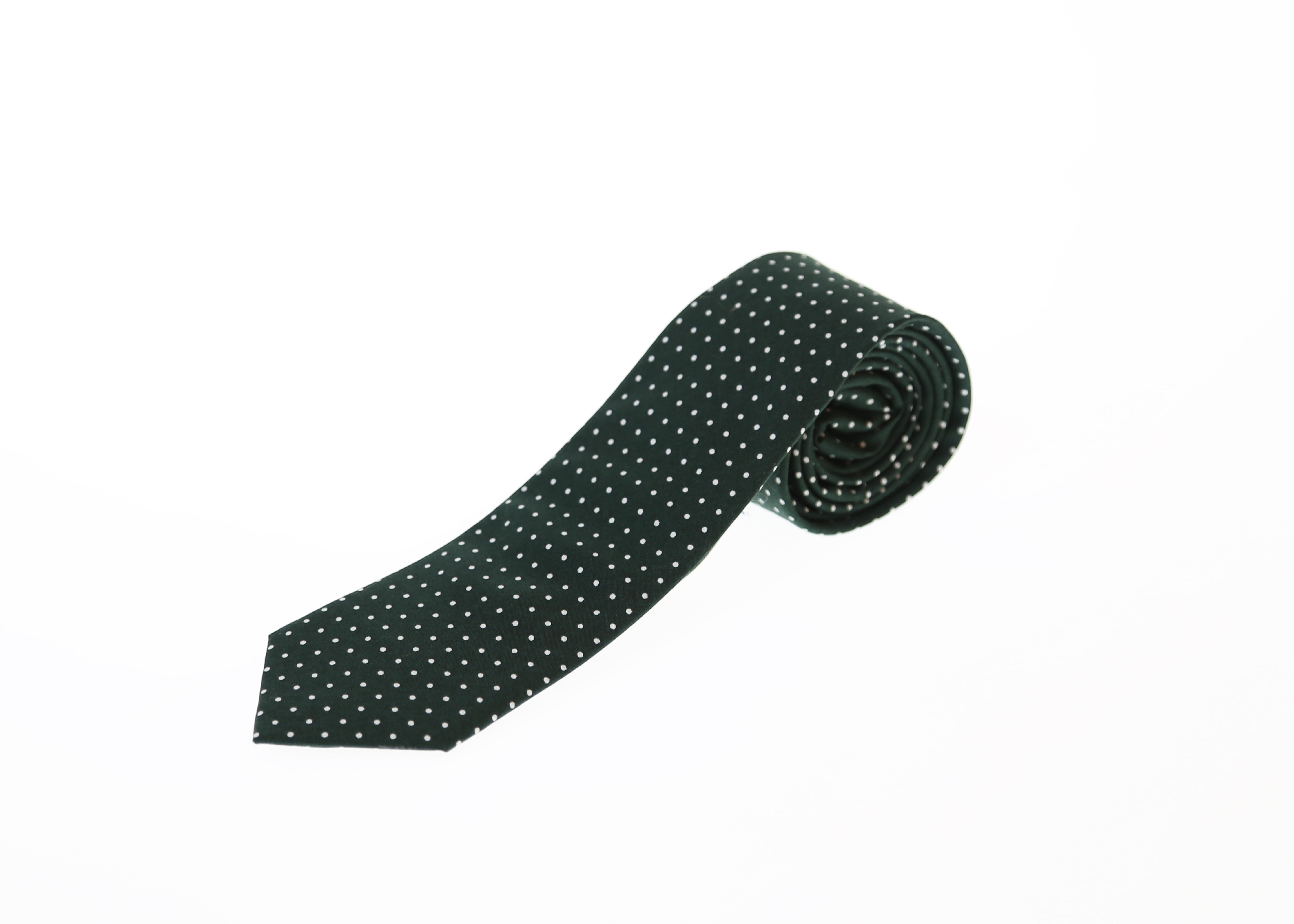Green Polka Derrick Mens Tie