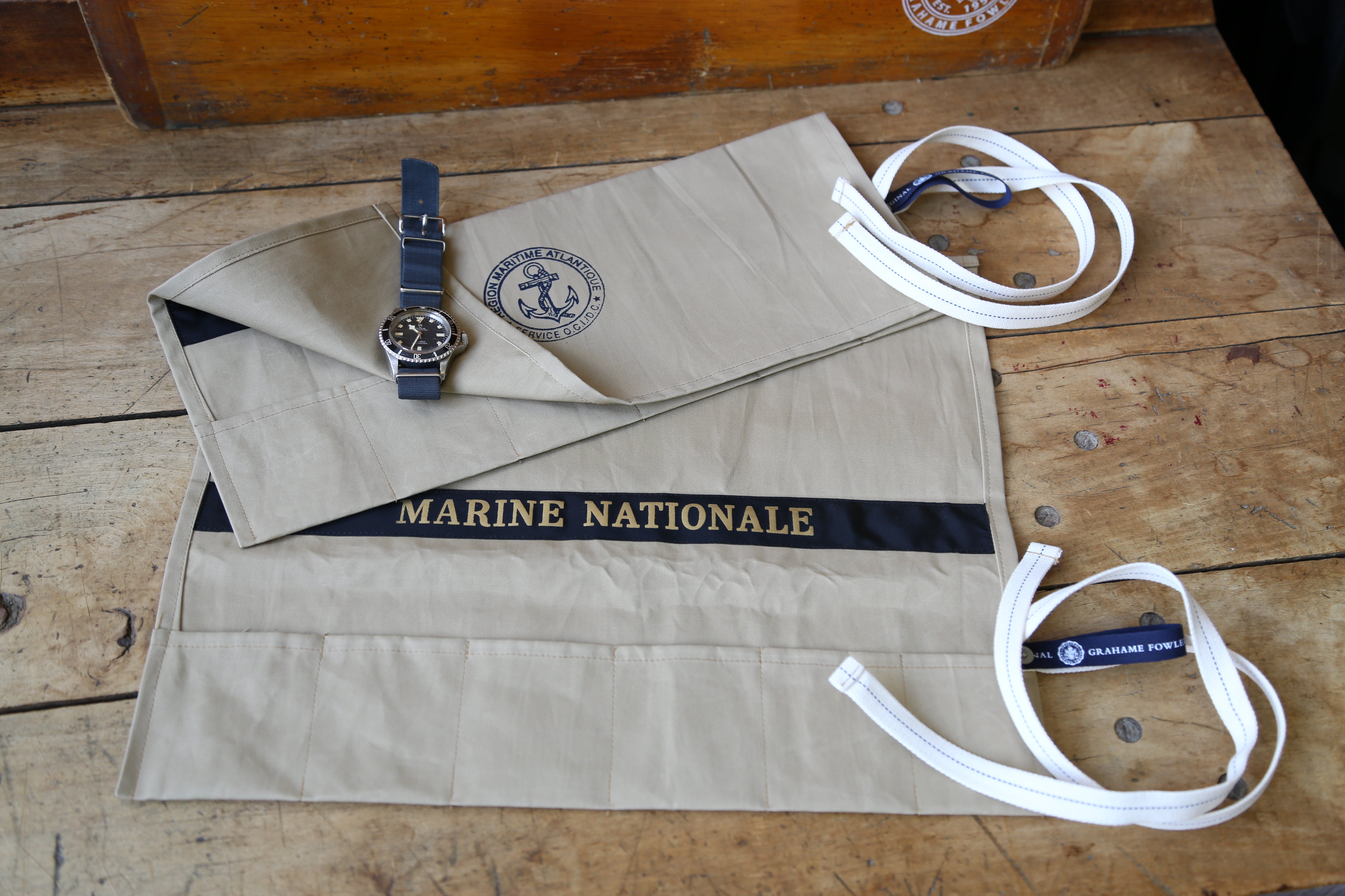 Khaki Marine Nationale Watch Roll