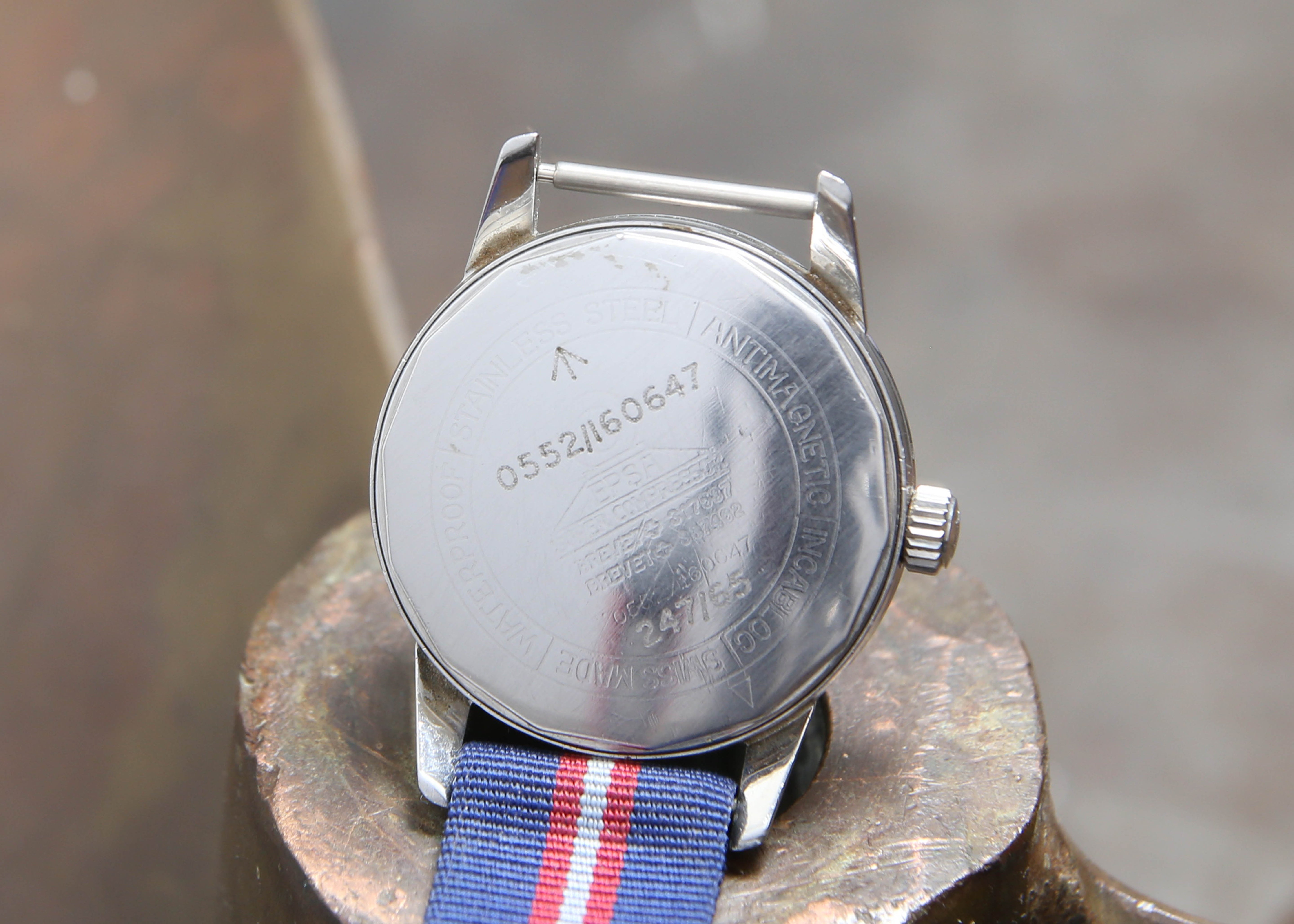 LEMANIA DIVE SUPERVISOR 1965 ORIGINAL CONDITION, 17 JEWEL MOVEMENT 'TOP SIDE WATCH"