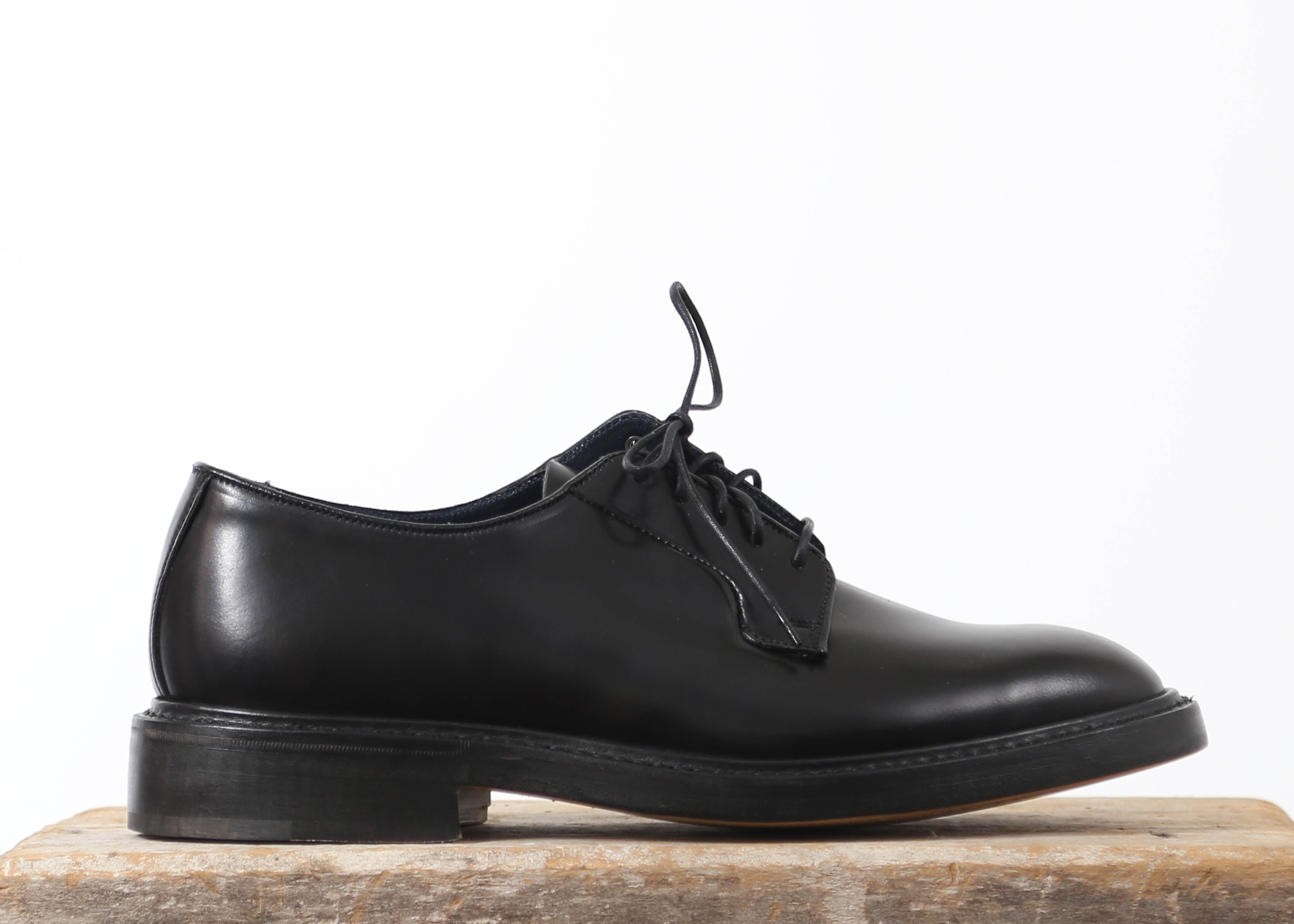 Men's Navy Cordovan Derby Shoes