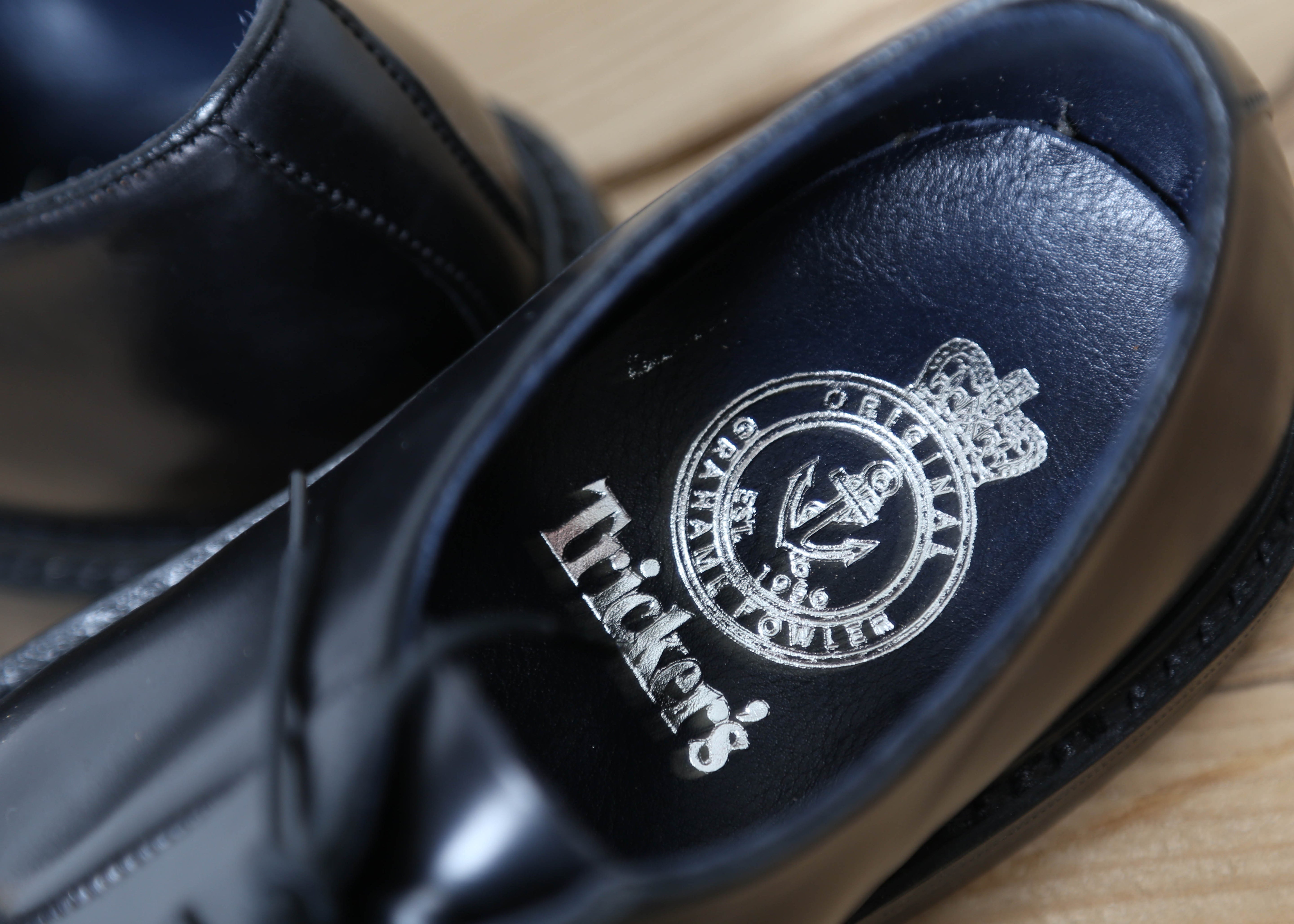Men's Navy Cordovan Derby Shoes