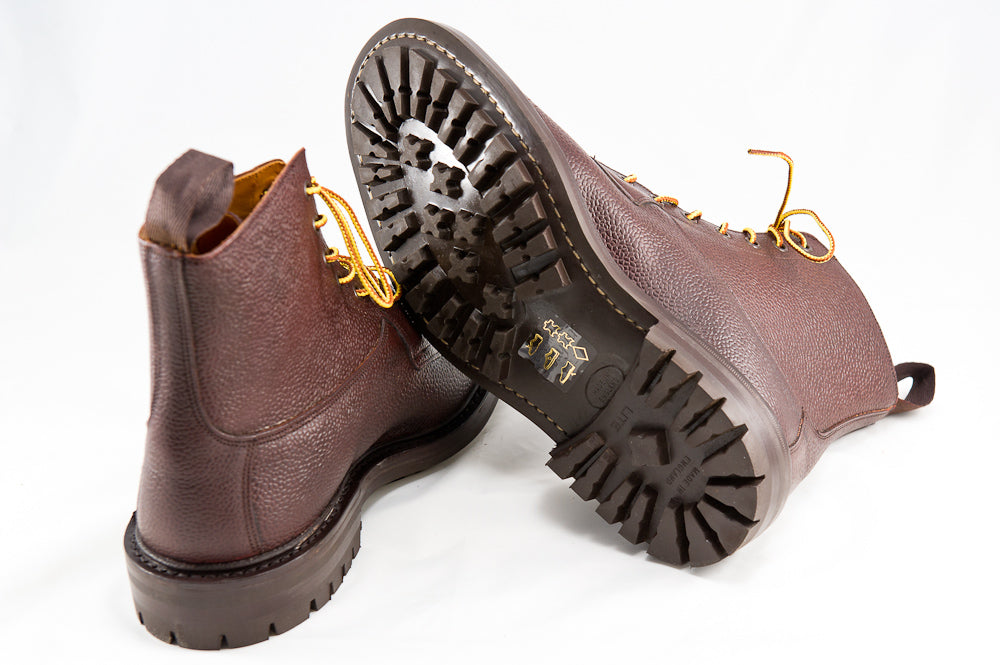 Men's Tricker's Brown Zug Grain Grassmere Boot With Commando Sole