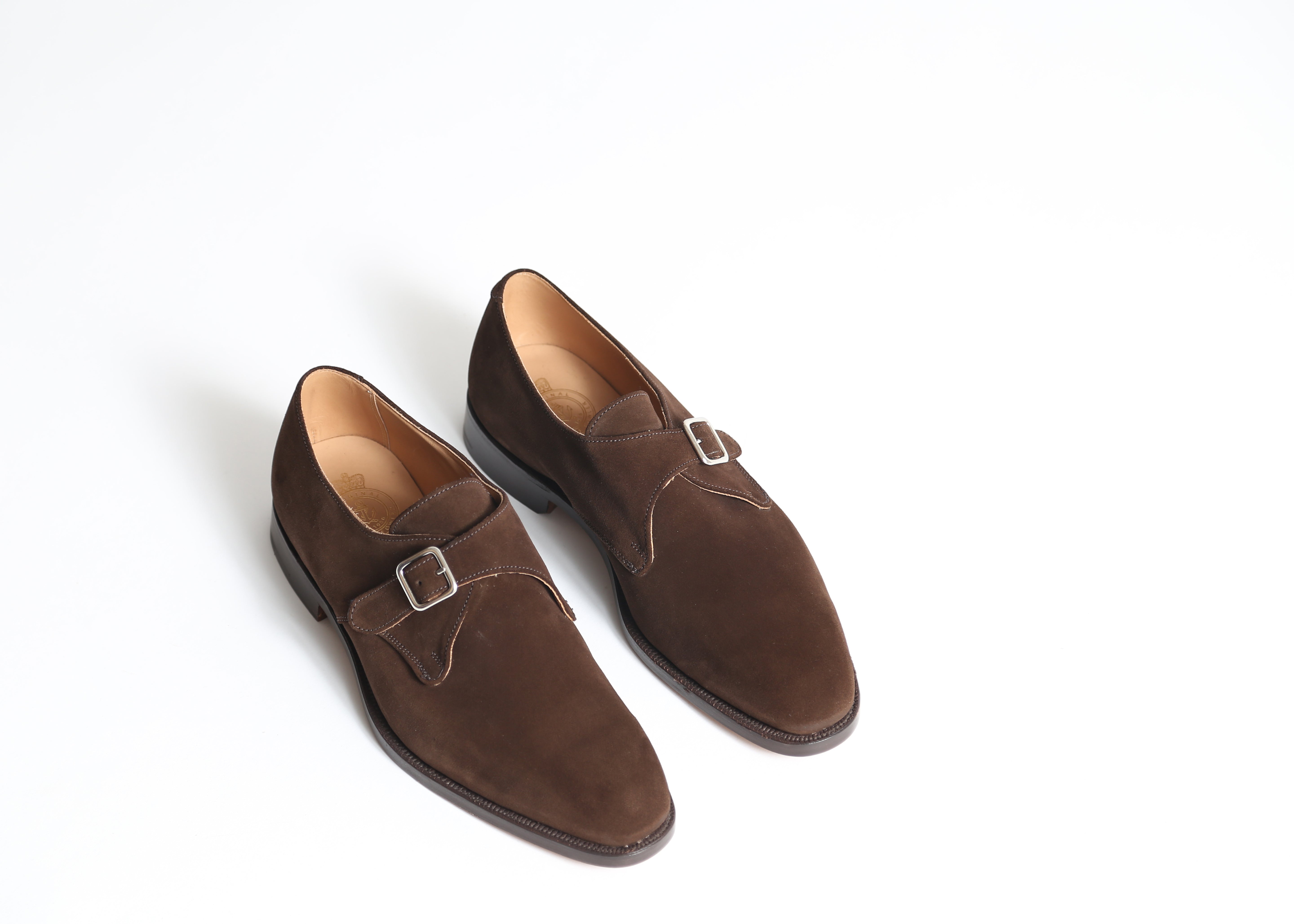 Men's Tricker's Chocolate Repello Mayfair Monk Buckle Shoe