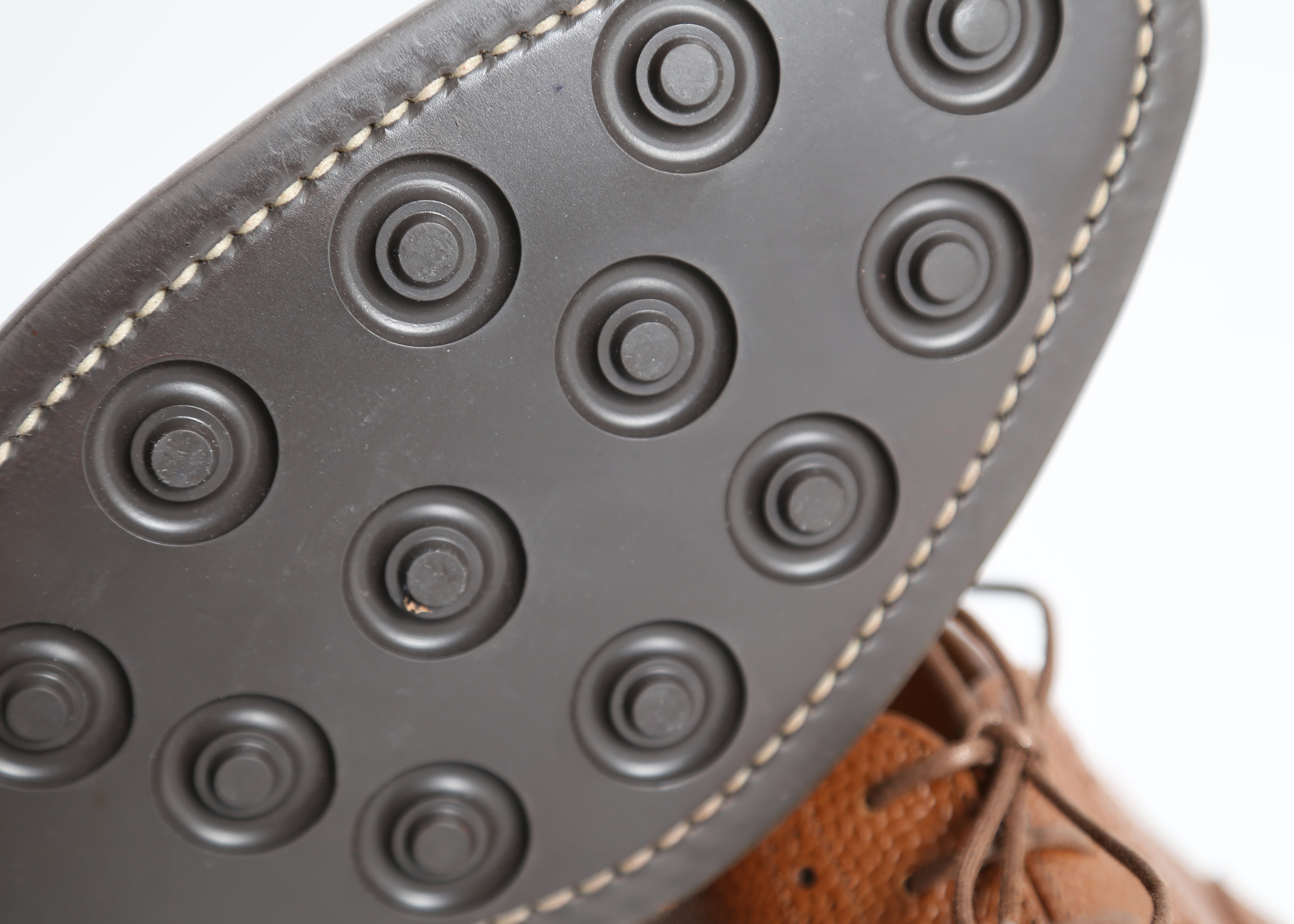 Men's Tricker's Sienna Scotch Grain Andrea Brogue Shoe With Dainite Sole