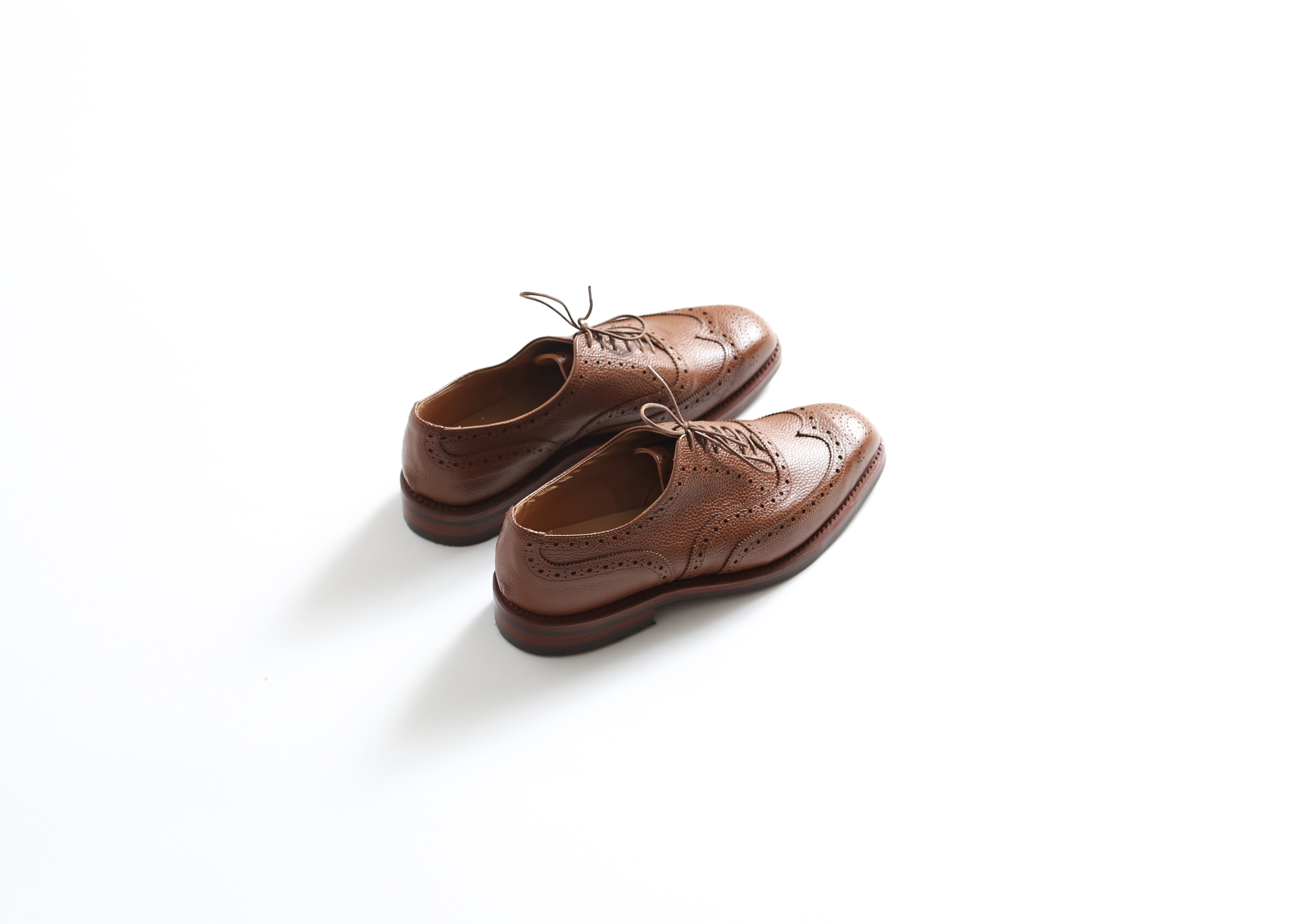 Men's Tricker's Sienna Scotch Grain Andrea Brogue Shoe With Dainite Sole