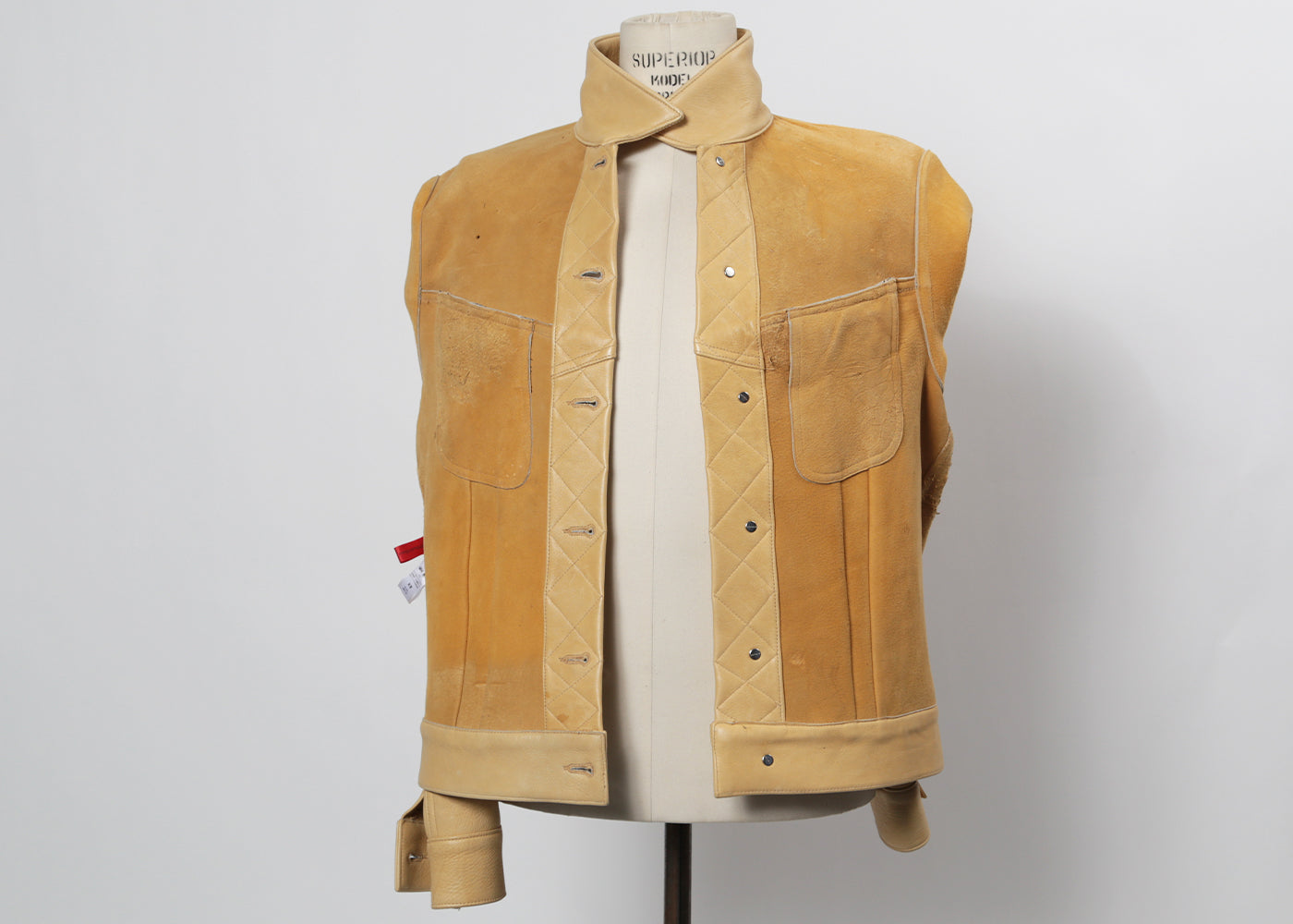 MONITALY PALOMINO ASSORTED DEER LEATHER JACKET M20018
