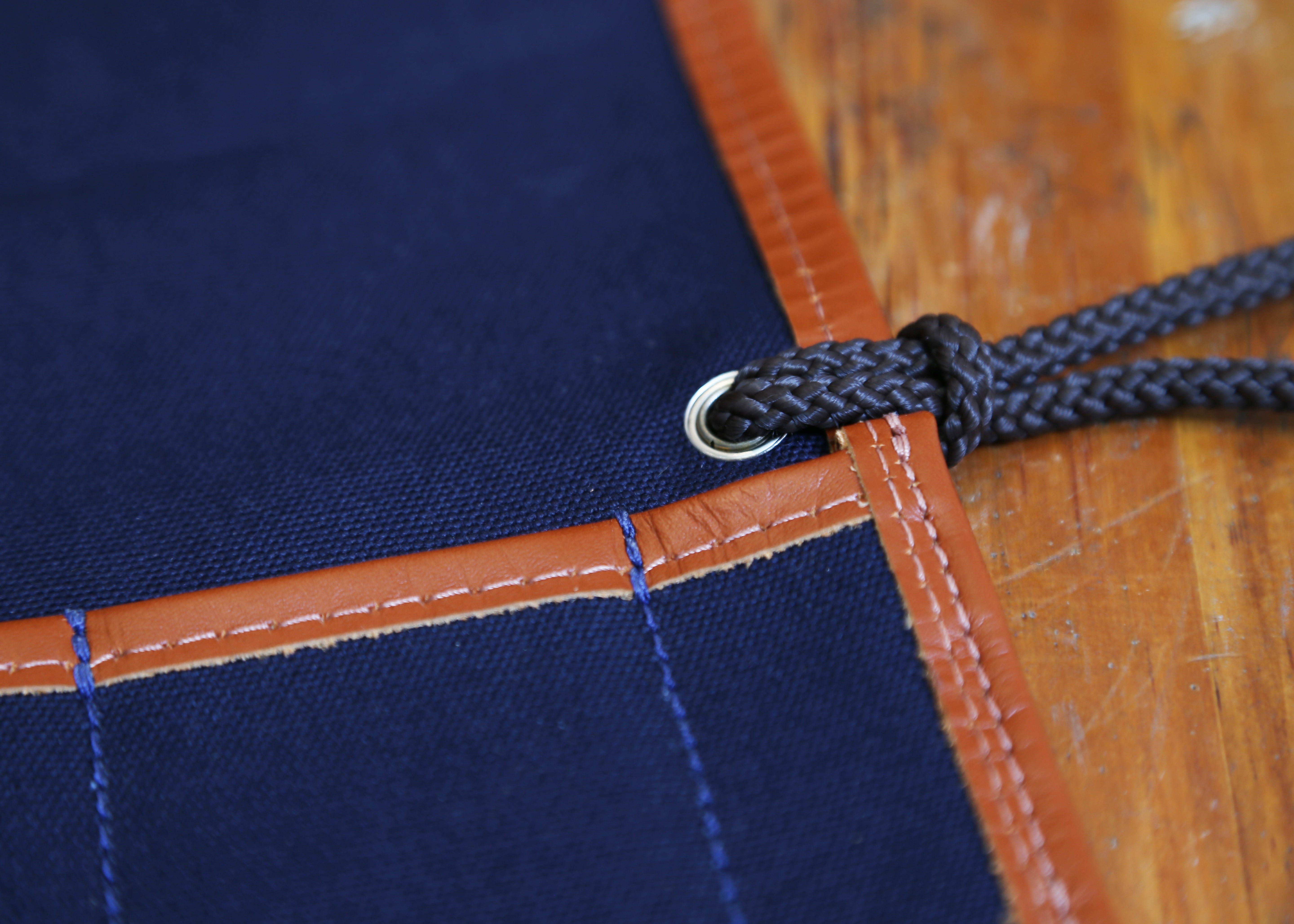 Navy Canvas Watch Roll