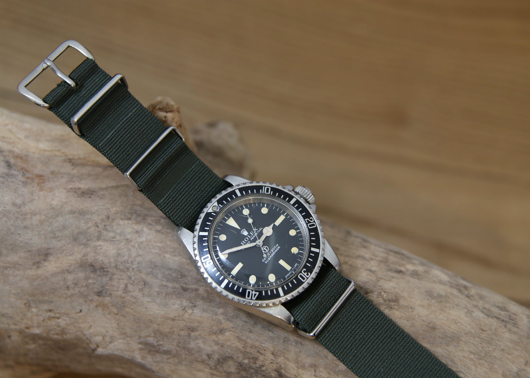 Olive Green British Military Watch Strap