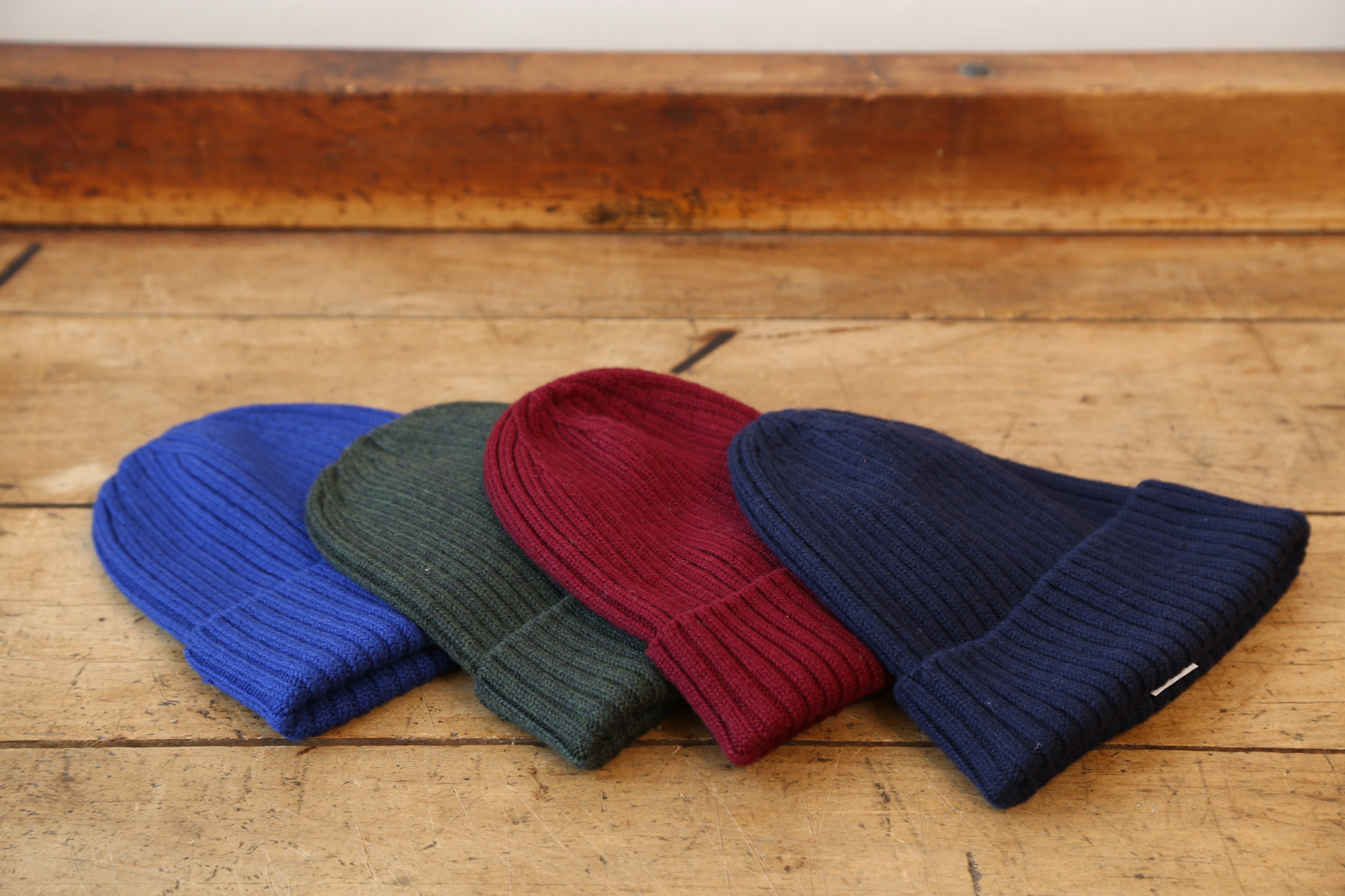 Olive Green Watch Cap in Superfine Merino