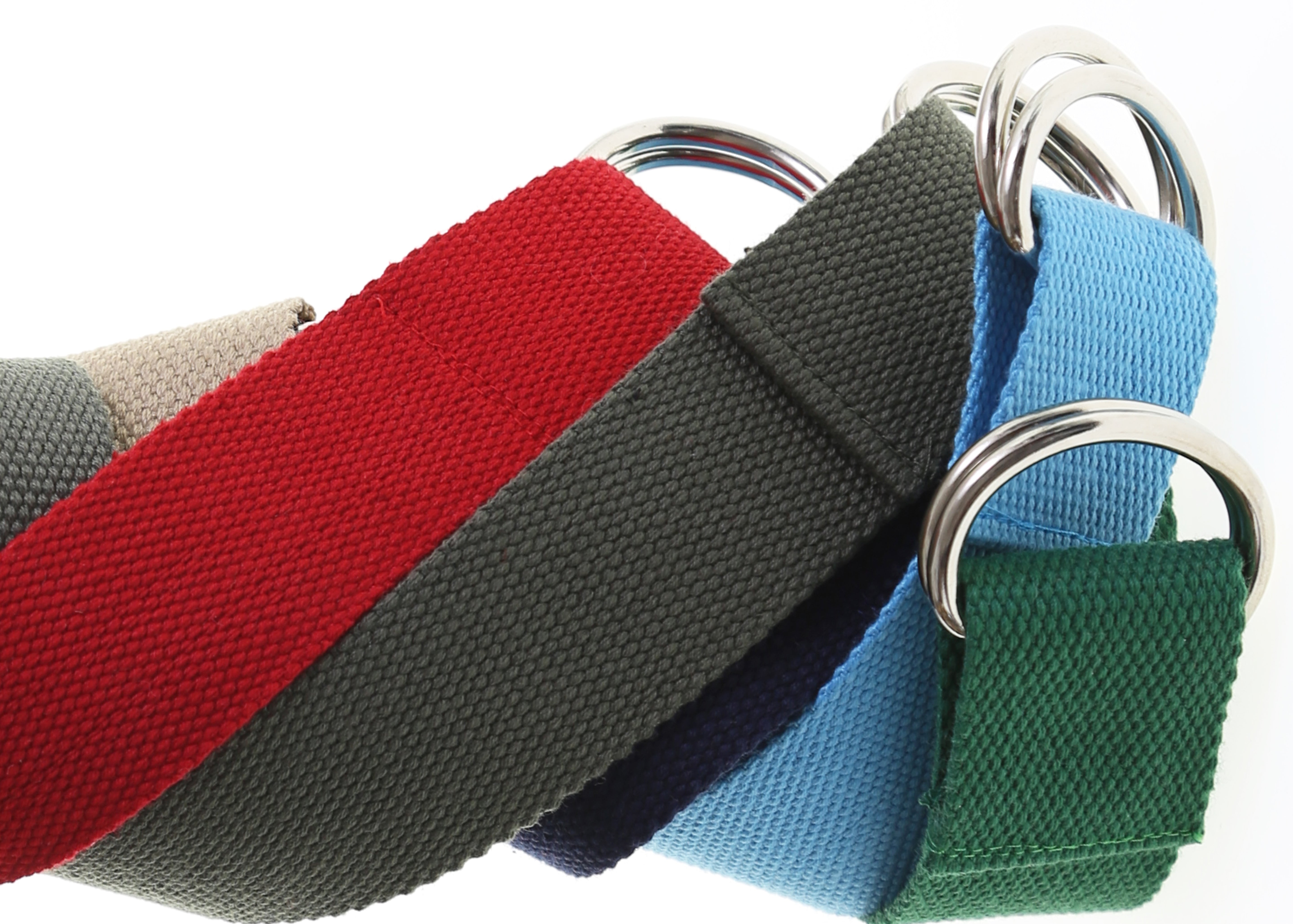 Olive Grey Regent Web Belt