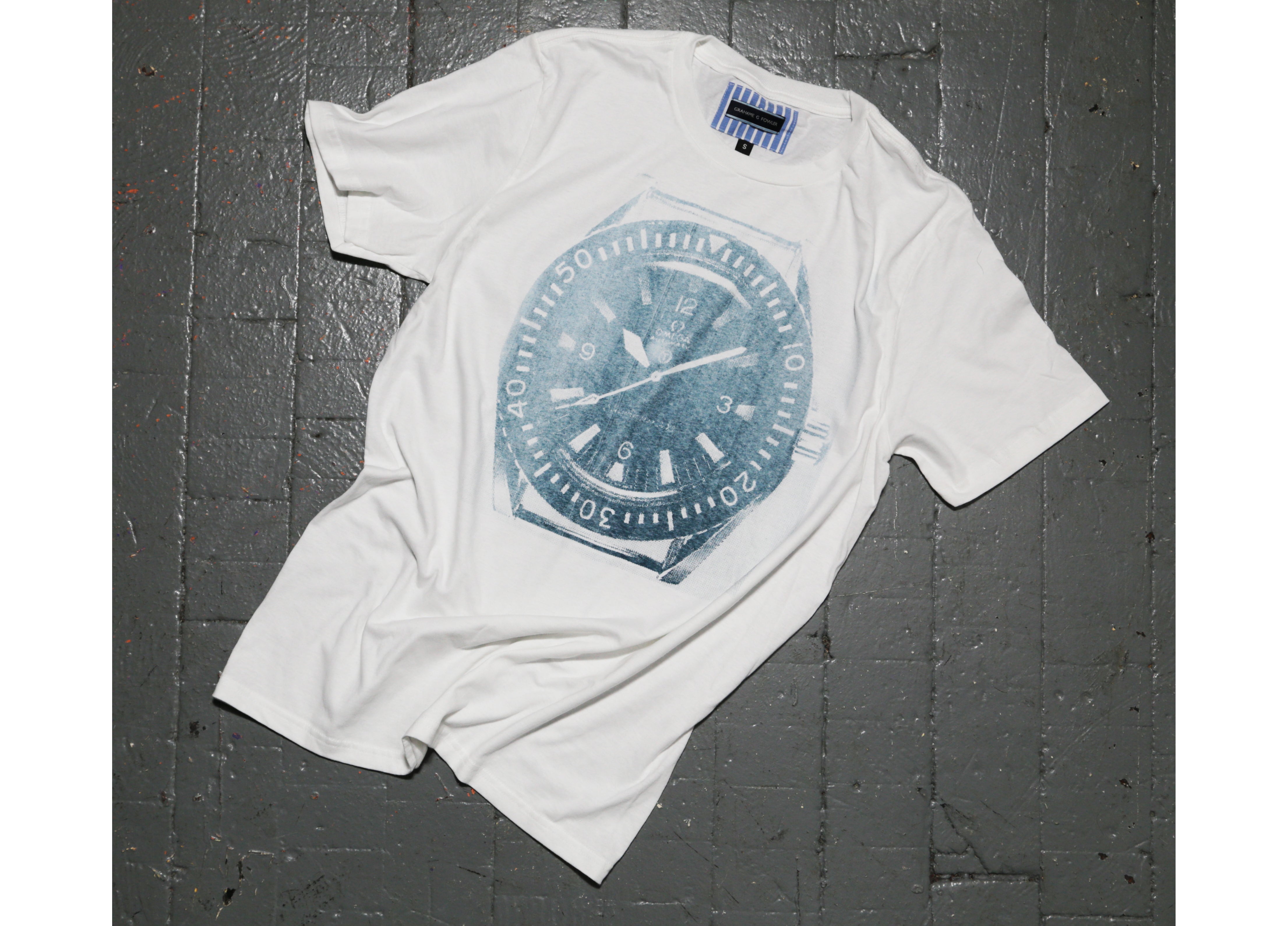 "OMEGA SM300" T-SHIRT WHITE