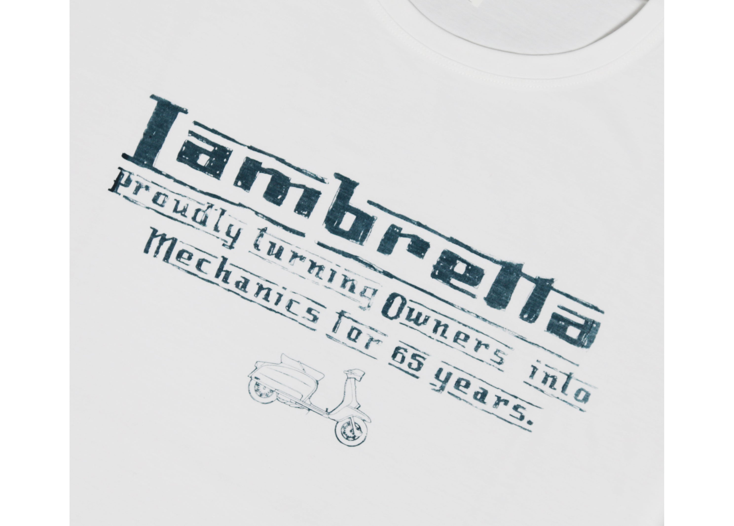 "OWNERS INTO MECHANICS" T-SHIRT WHITE