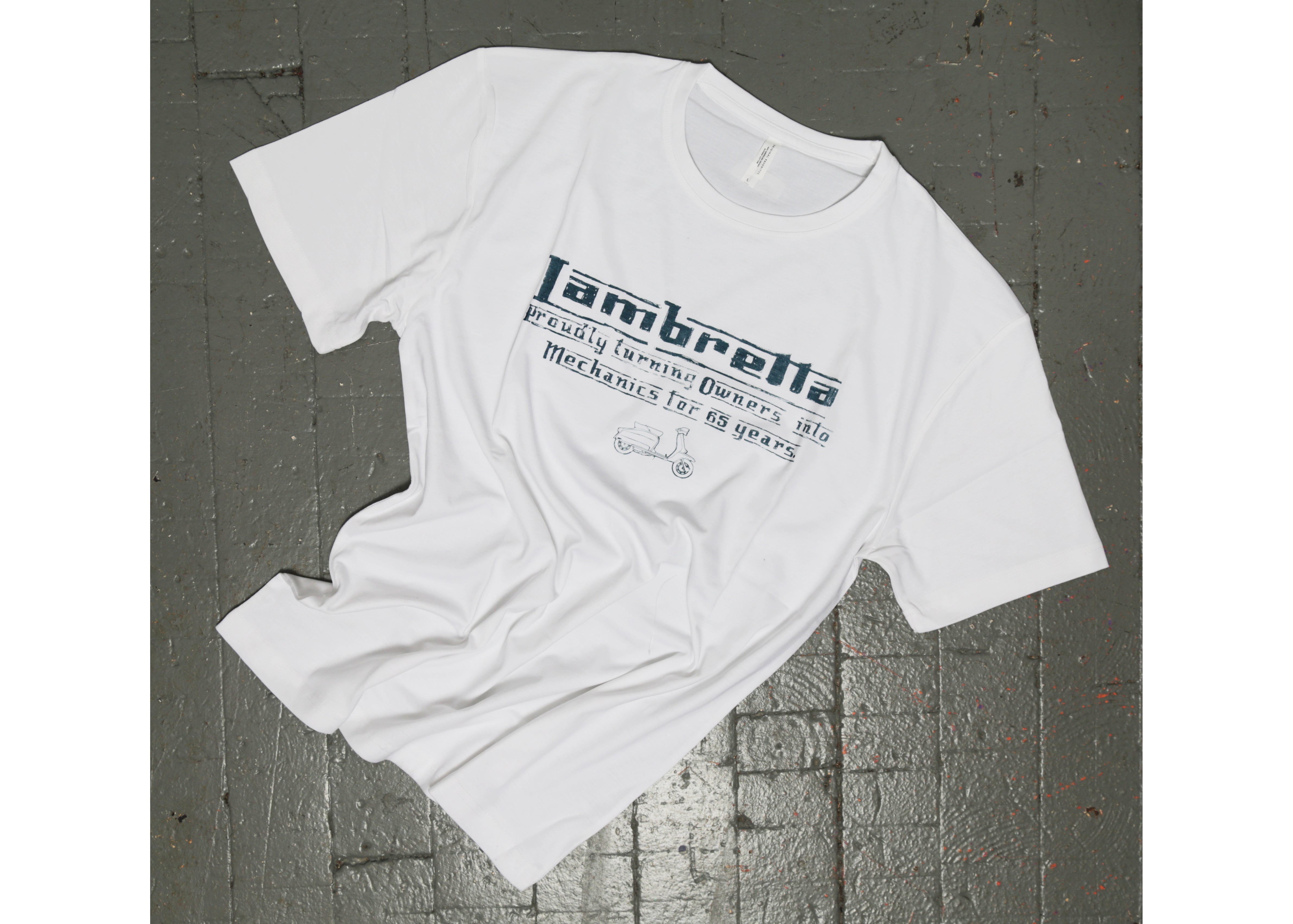 "OWNERS INTO MECHANICS" T-SHIRT WHITE