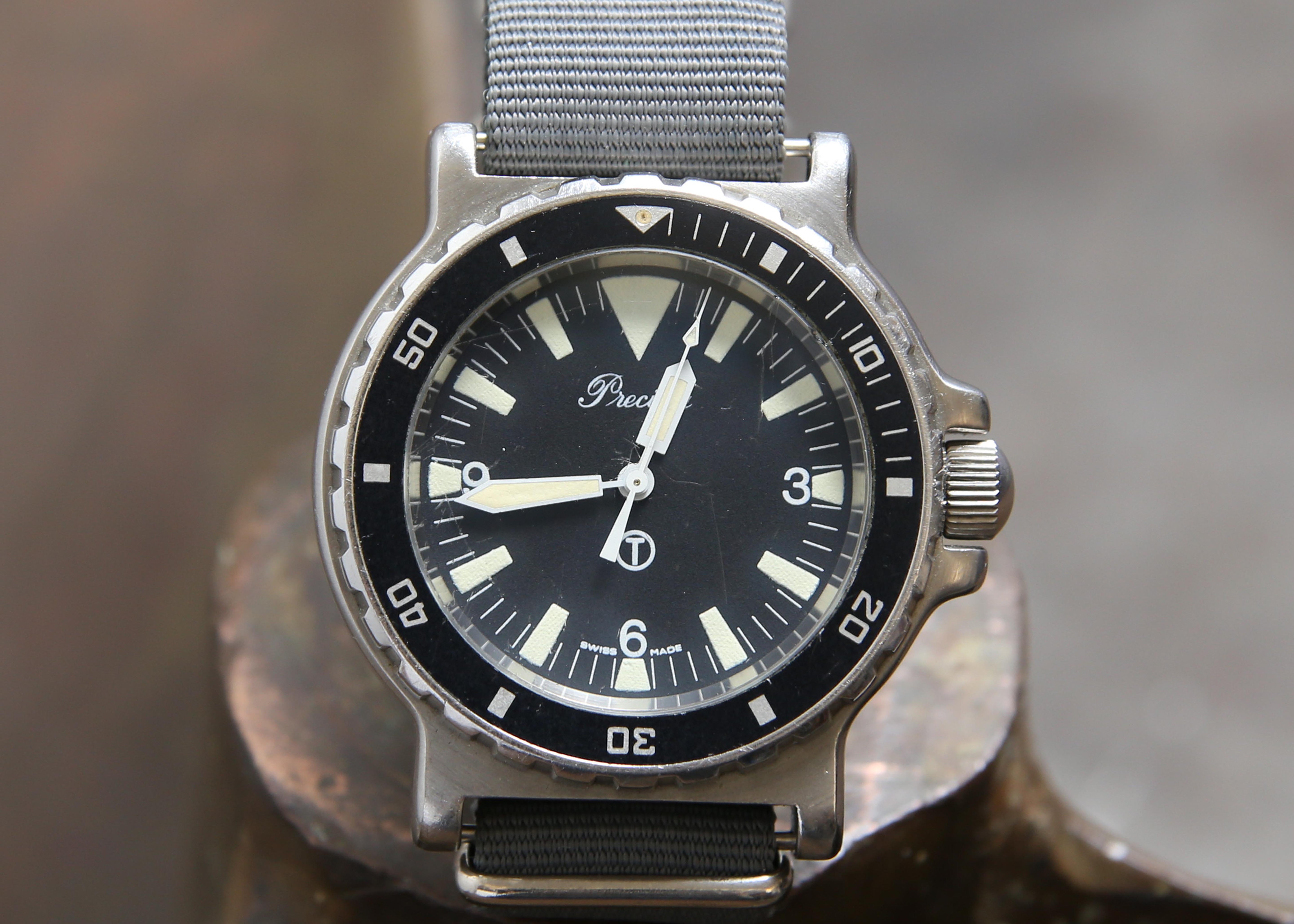 PRECISTA 1988 QUARTZ ISSUED MIL WATCH 1676/88