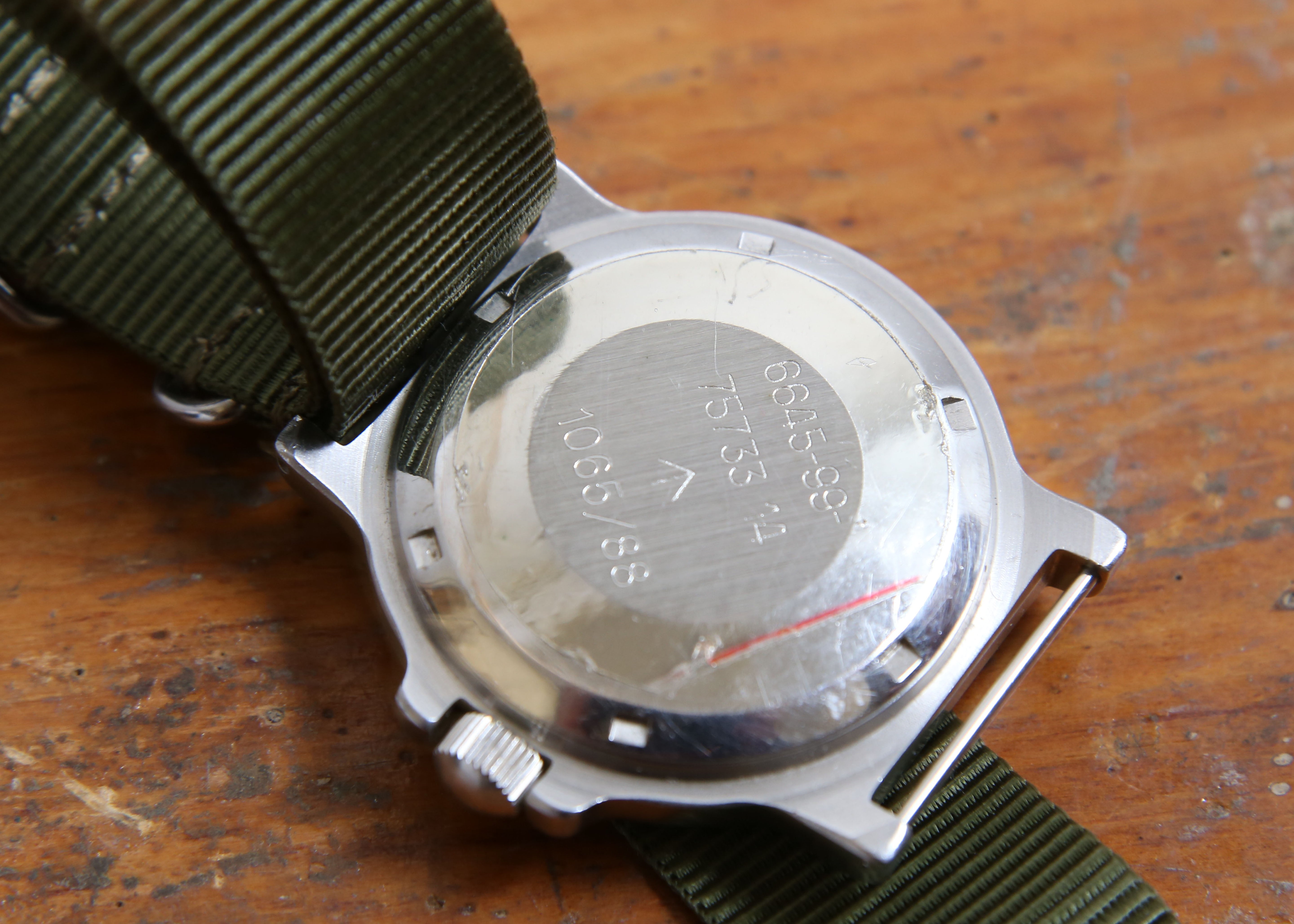 PRECISTA 1988 QUARTZ MILITARY ISSUED #1065