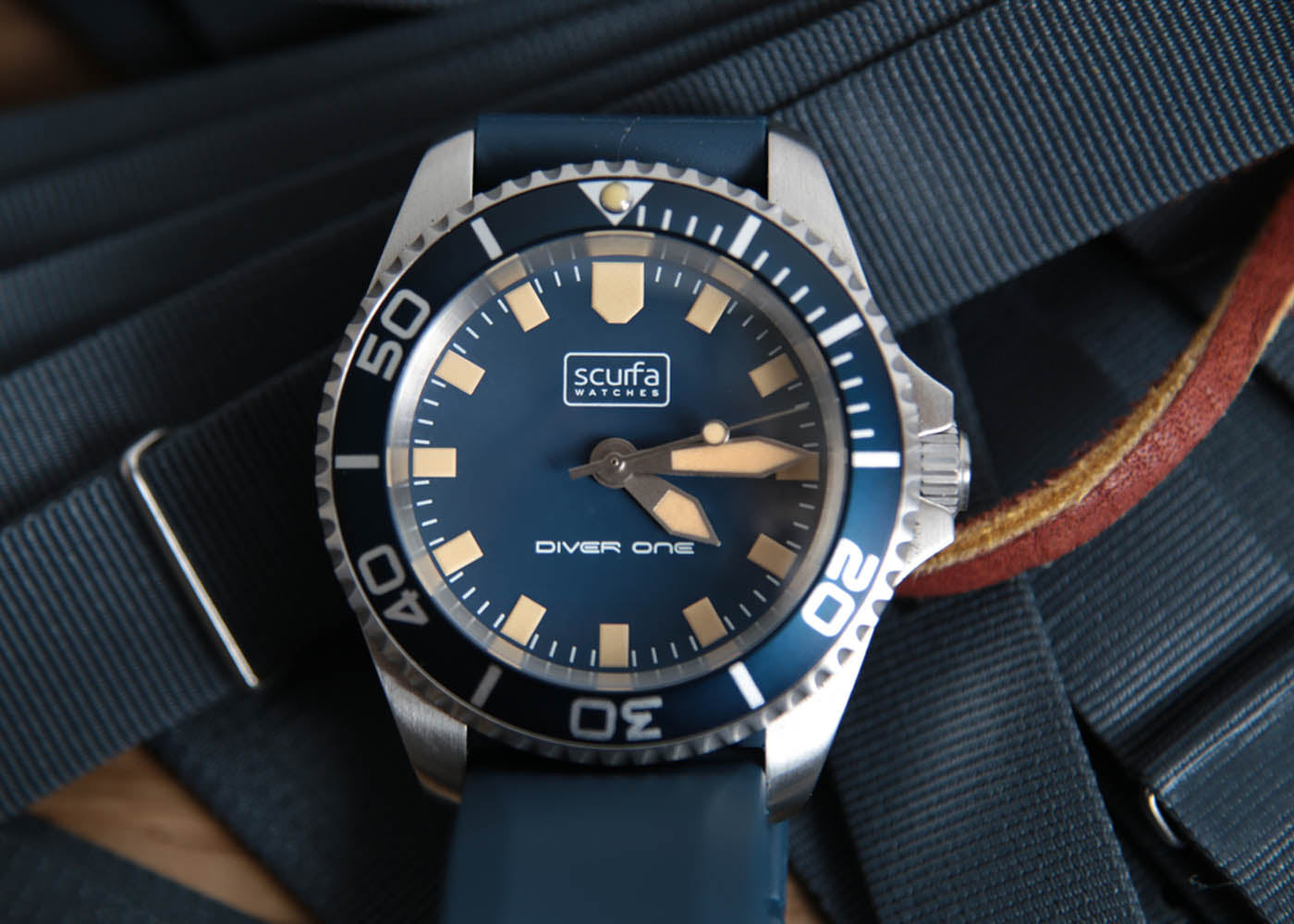 Scurfa Diver One ND513RD (Blue Dial)