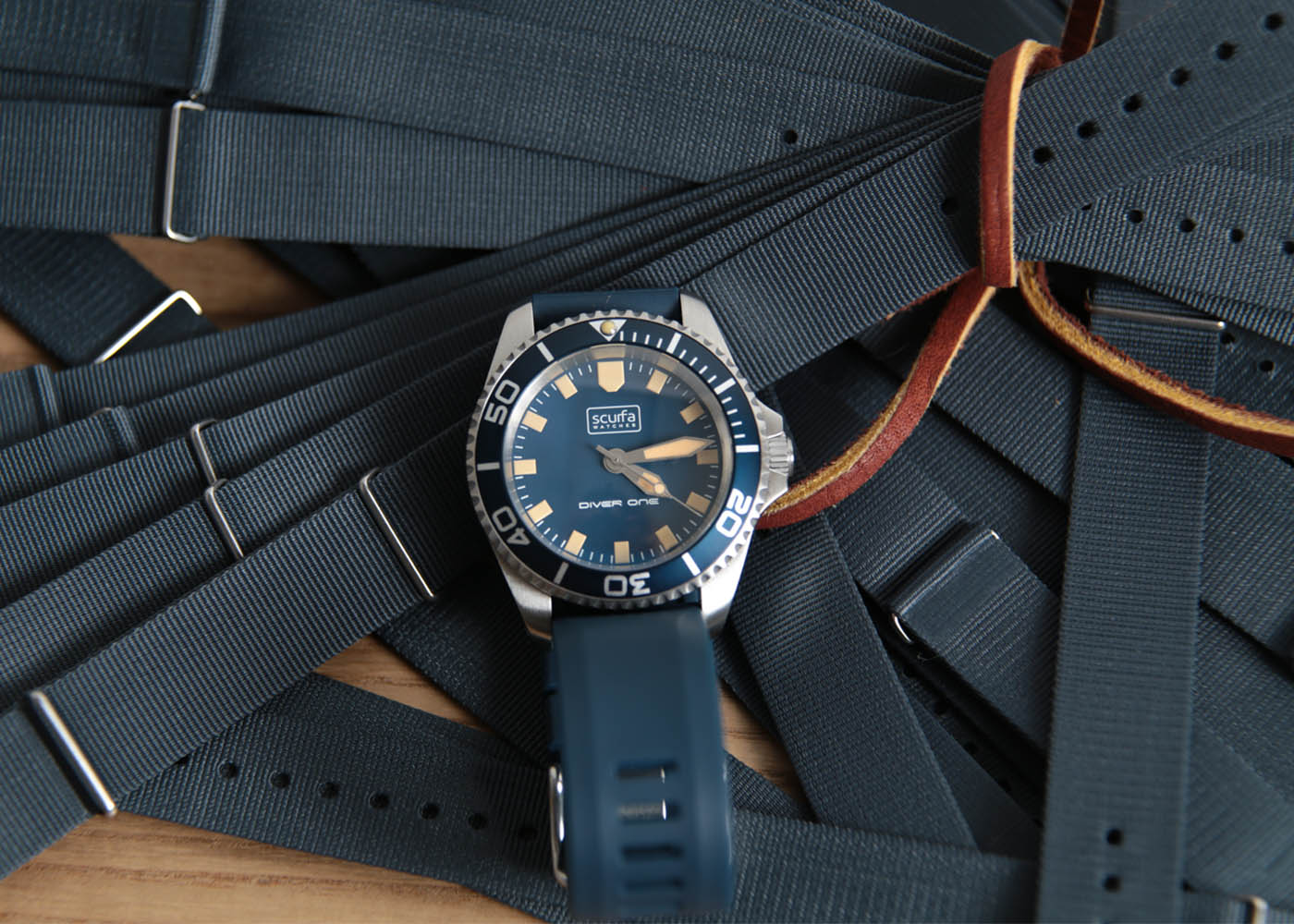 Scurfa Diver One ND513RD (Blue Dial)